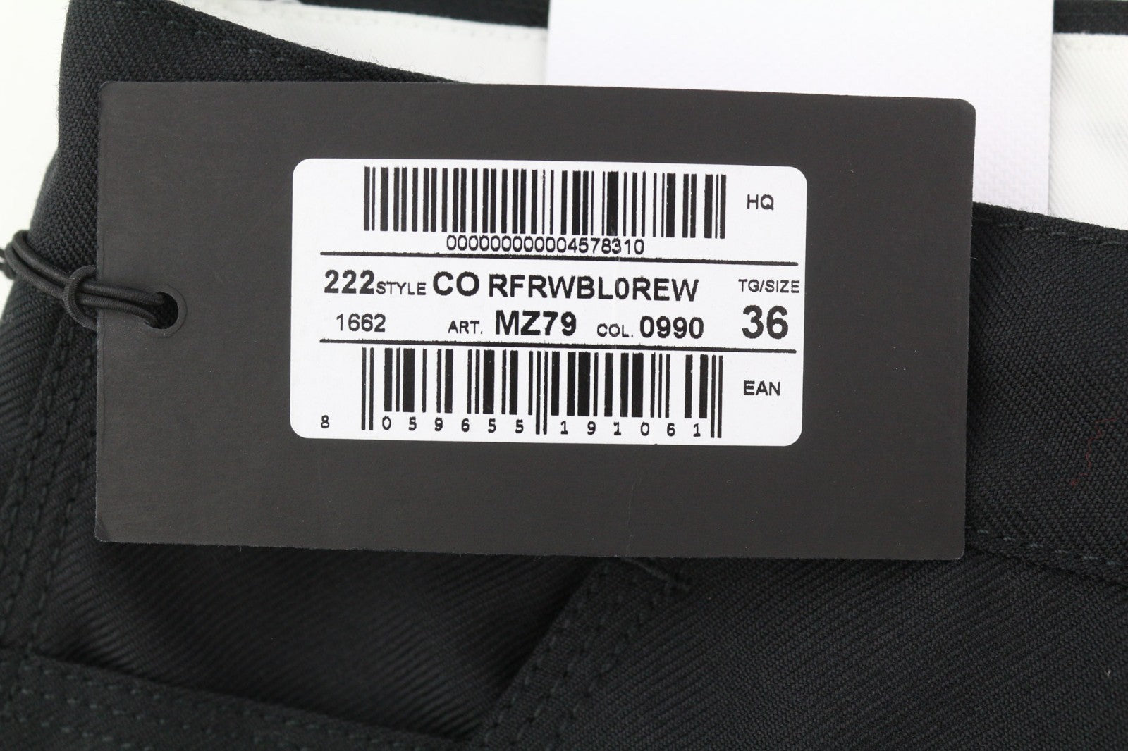 PT TORINO The Worker Men's W36 Wool Fleece Blend Tapered Fit Buttoned Trousers