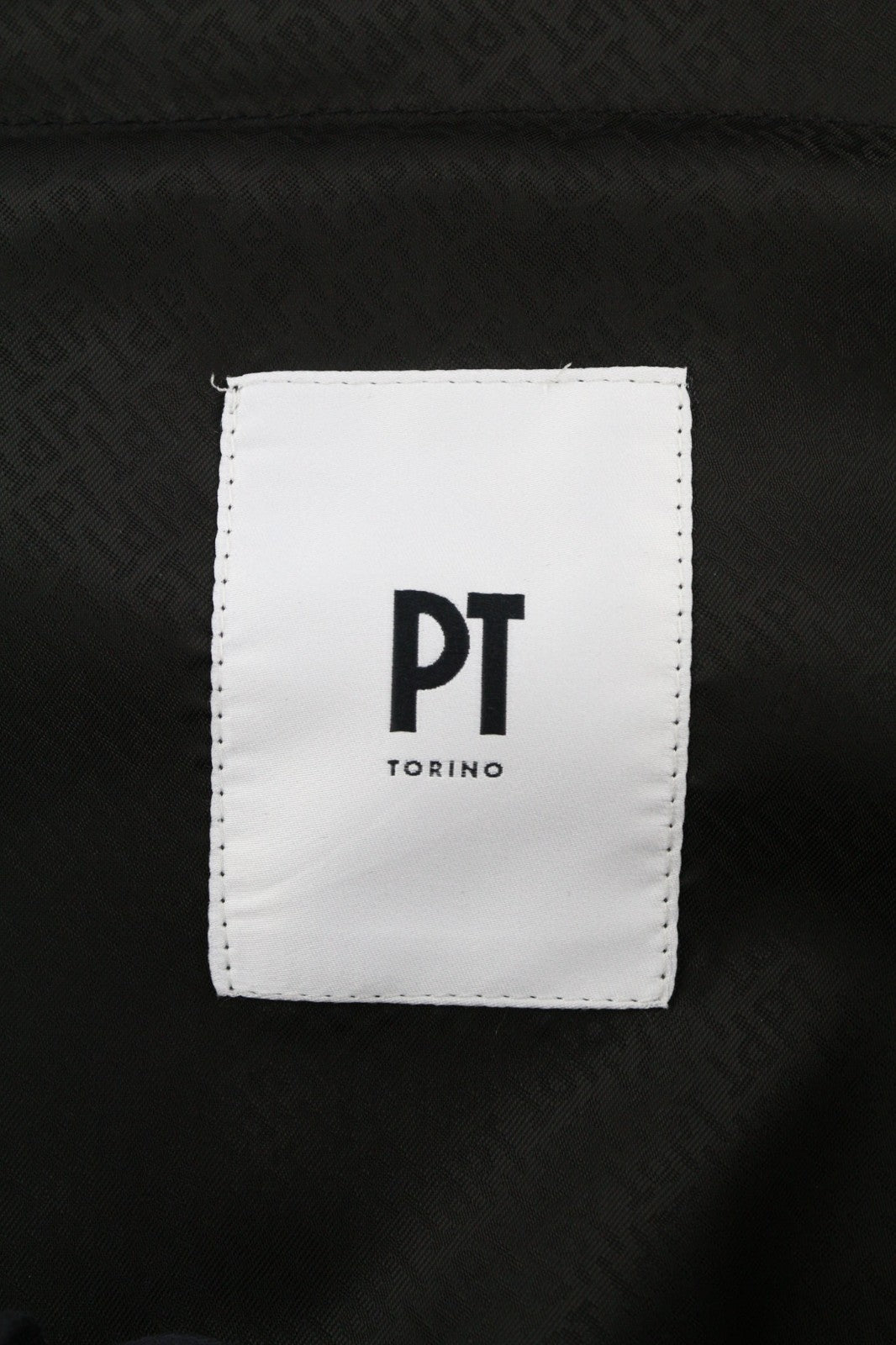 PT TORINO Lamda Men's 58 W40 Wool Fleece Blend Zipper Tapered Fit Dark Trousers