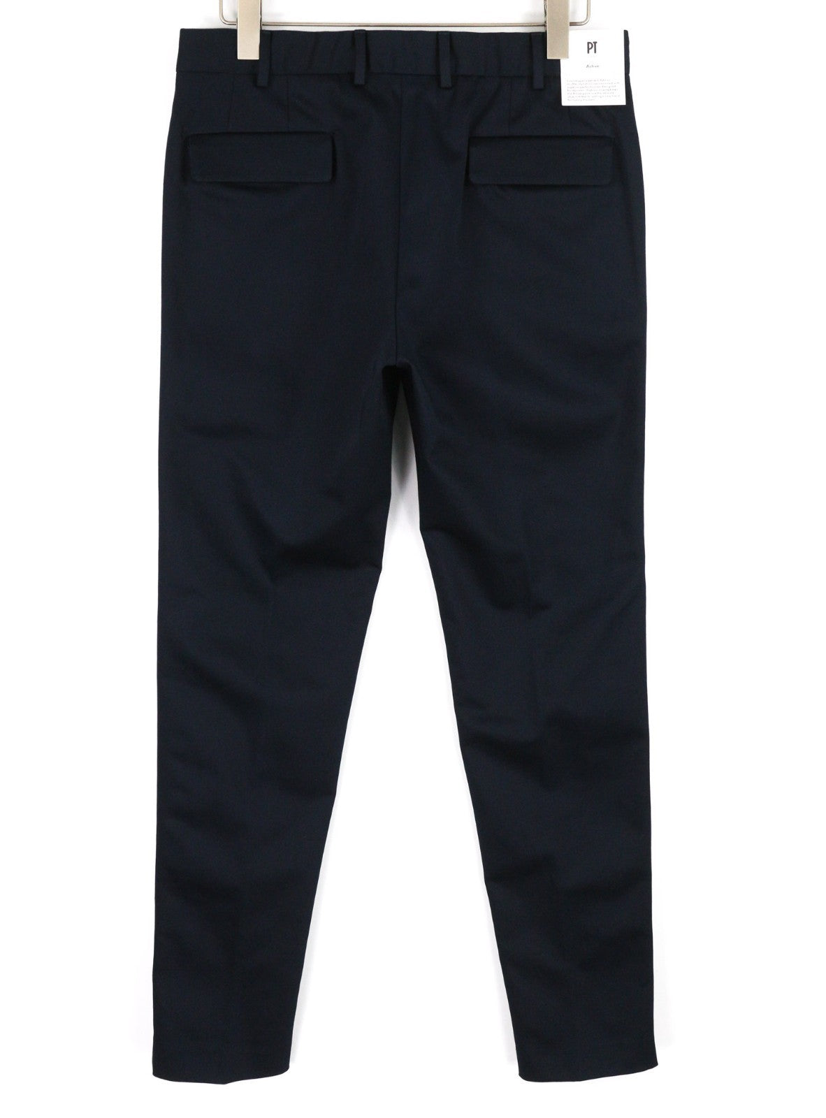 PT TORINO Lamda Men's 50 W33 Dark Blue Zipper Pocket Tapered Fit Trousers