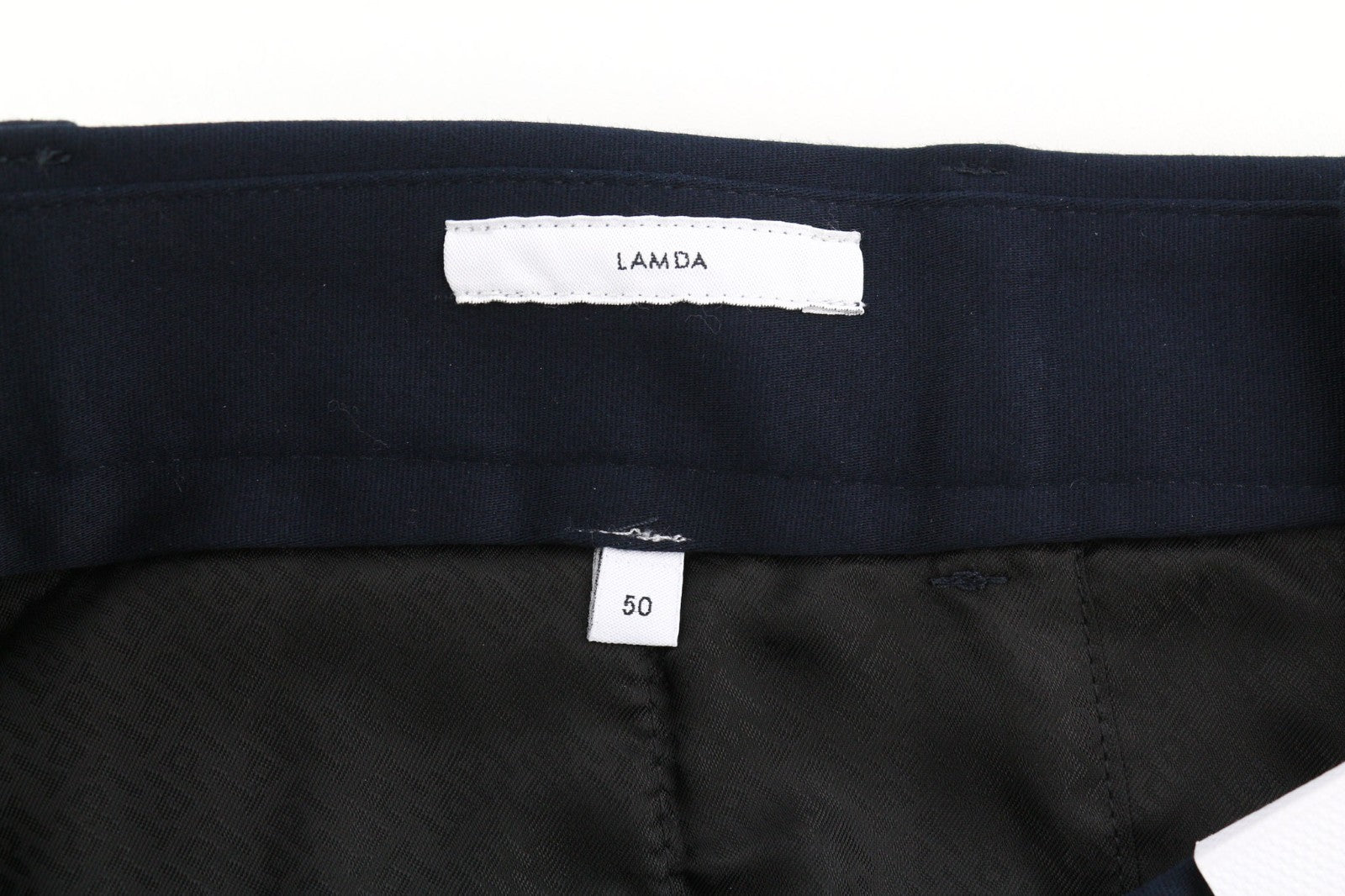 PT TORINO Lamda Men's 50 W33 Dark Blue Zipper Pocket Tapered Fit Trousers