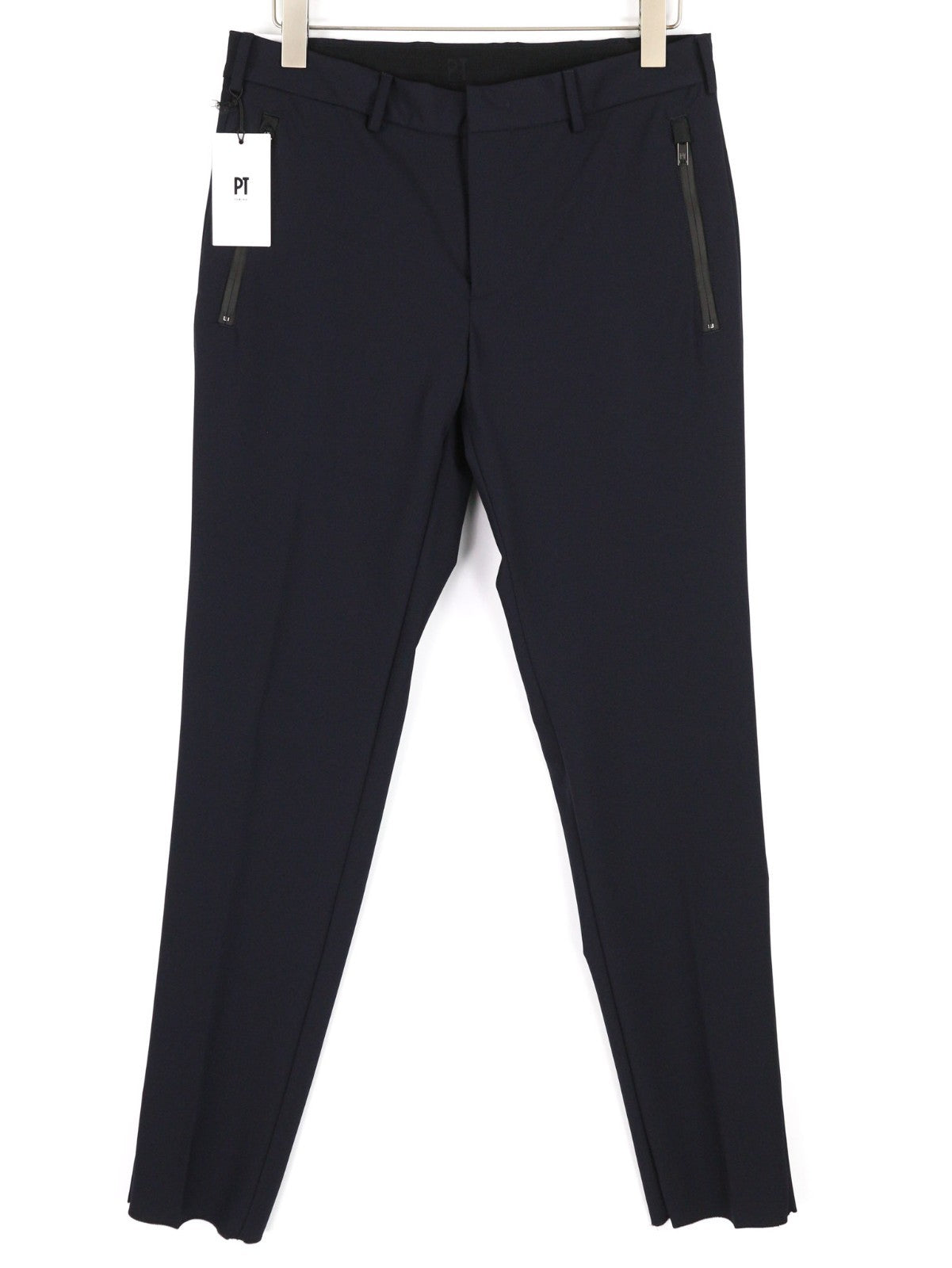 PT TORINO Lamda Men's 48 W31 Slim Fit Zipper Pocket Polyamide Blend Trousers