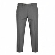 PT TORINO Skinny Fit Men's 54 W37 Grey Wool Fleece Blend Zipper Logo Trousers
