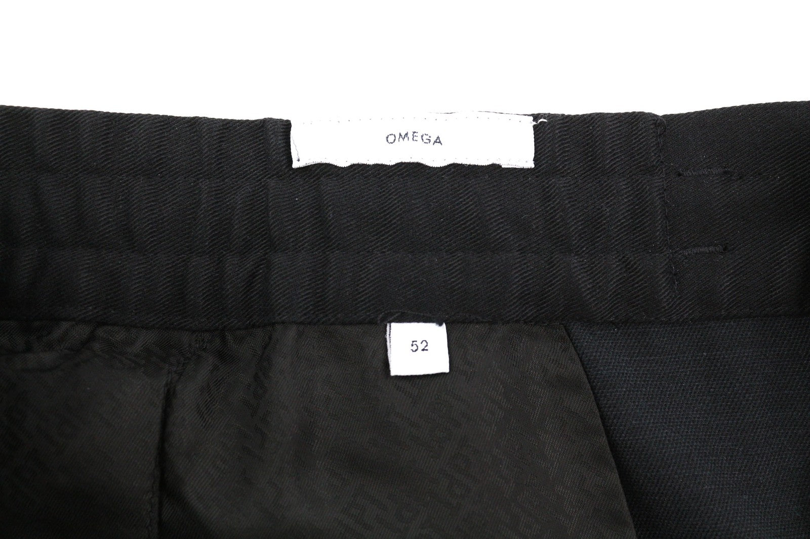 PT TORINO Omega Men's 52 W37 Black Elastic Drawstring Slim Fit Trousers