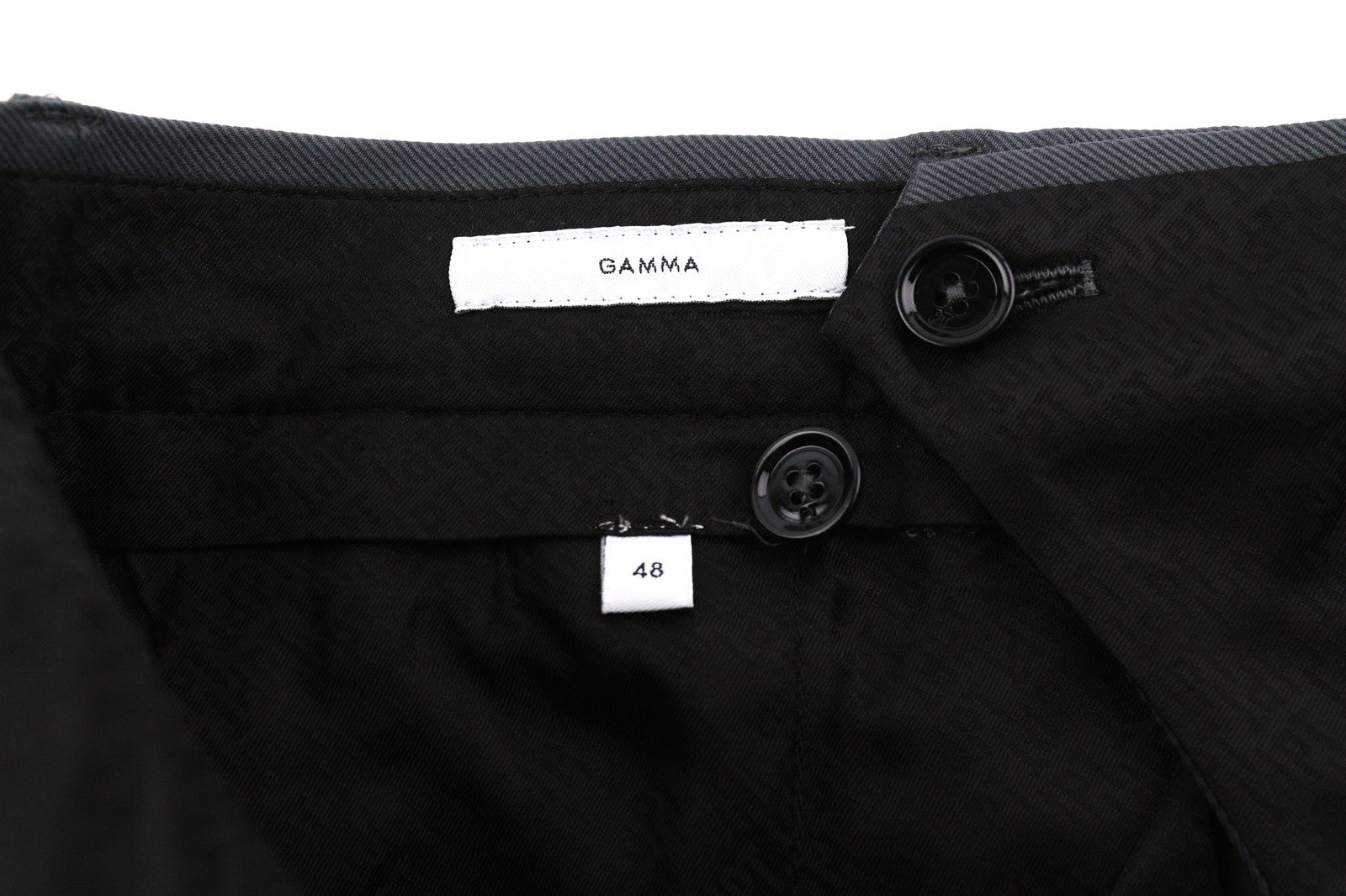 PT TORINO Gamma Men's 48 W34 Dark Cargo Zip Fly Fastener Hem Utility Trousers