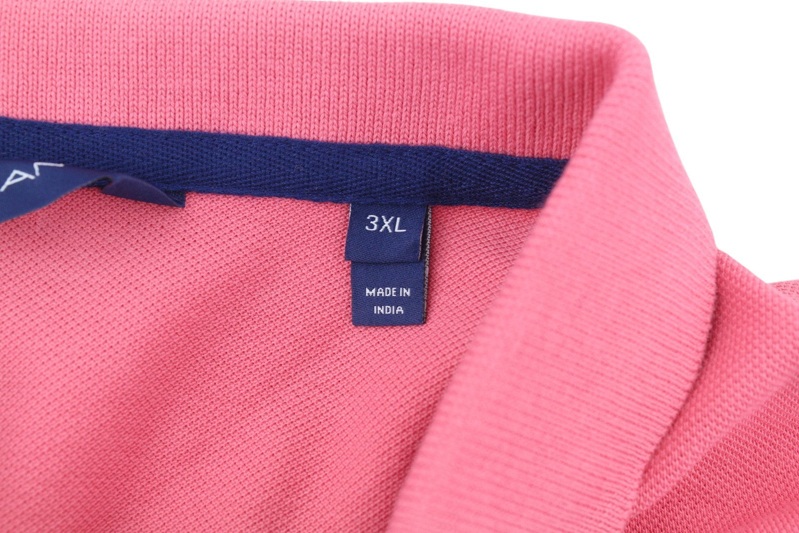 GANT Summer Pique Women T-Shirt 3XL Rapture Rose Textured Polo Short Sleeve