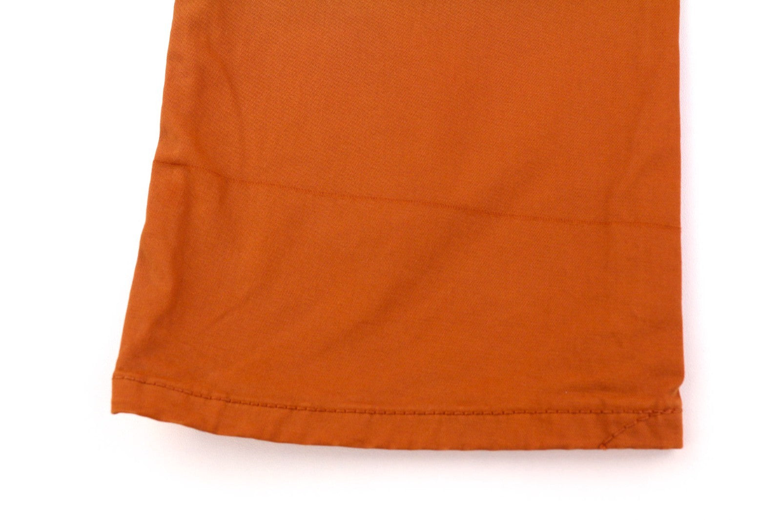 NUDIE JEANS Khaki Slim Men's W31/L32 Organic Warm Orange Zip Casual Chino Pants