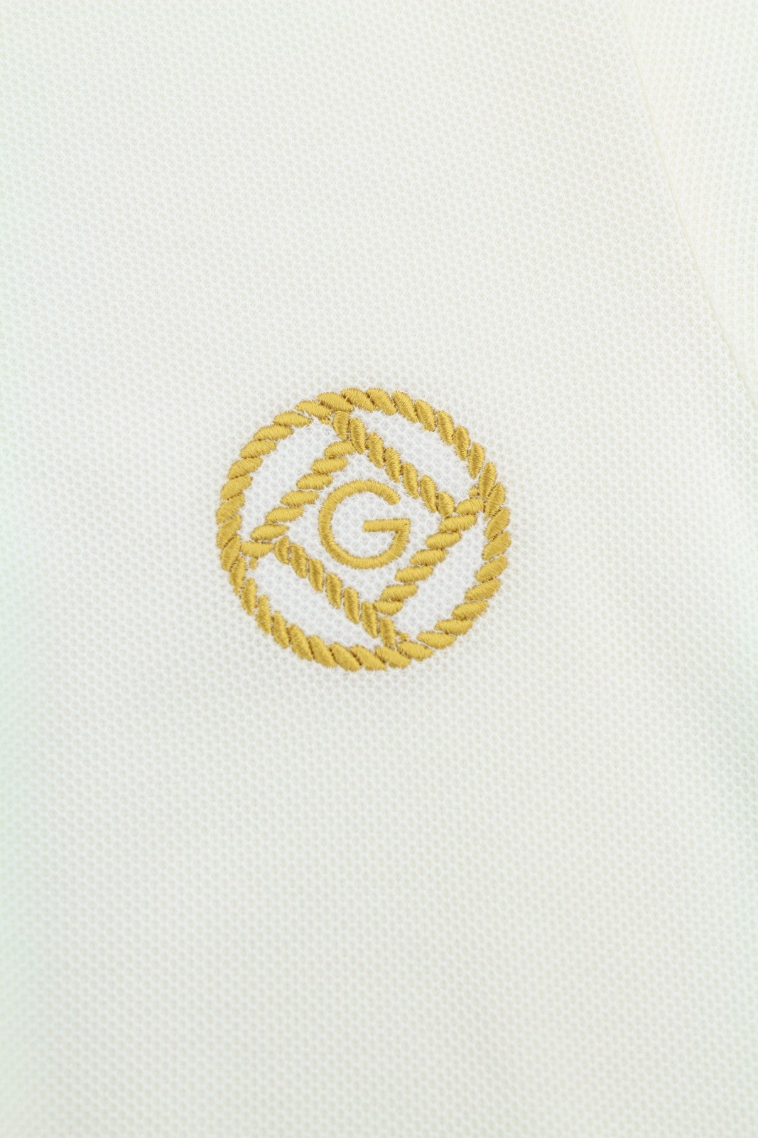 GANT Rope Icon SS Pique Women T-Shirt XL Eggshell Textured Polo Short Sleeve