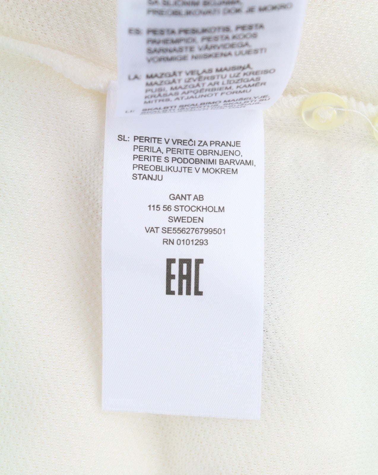 GANT Rope Icon SS Pique Women T-Shirt XL Eggshell Textured Polo Short Sleeve