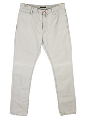 NUDIE JEANS Khaki Regular Men's W32/L34 Organic Cotton Moon Dust Chino Trousers