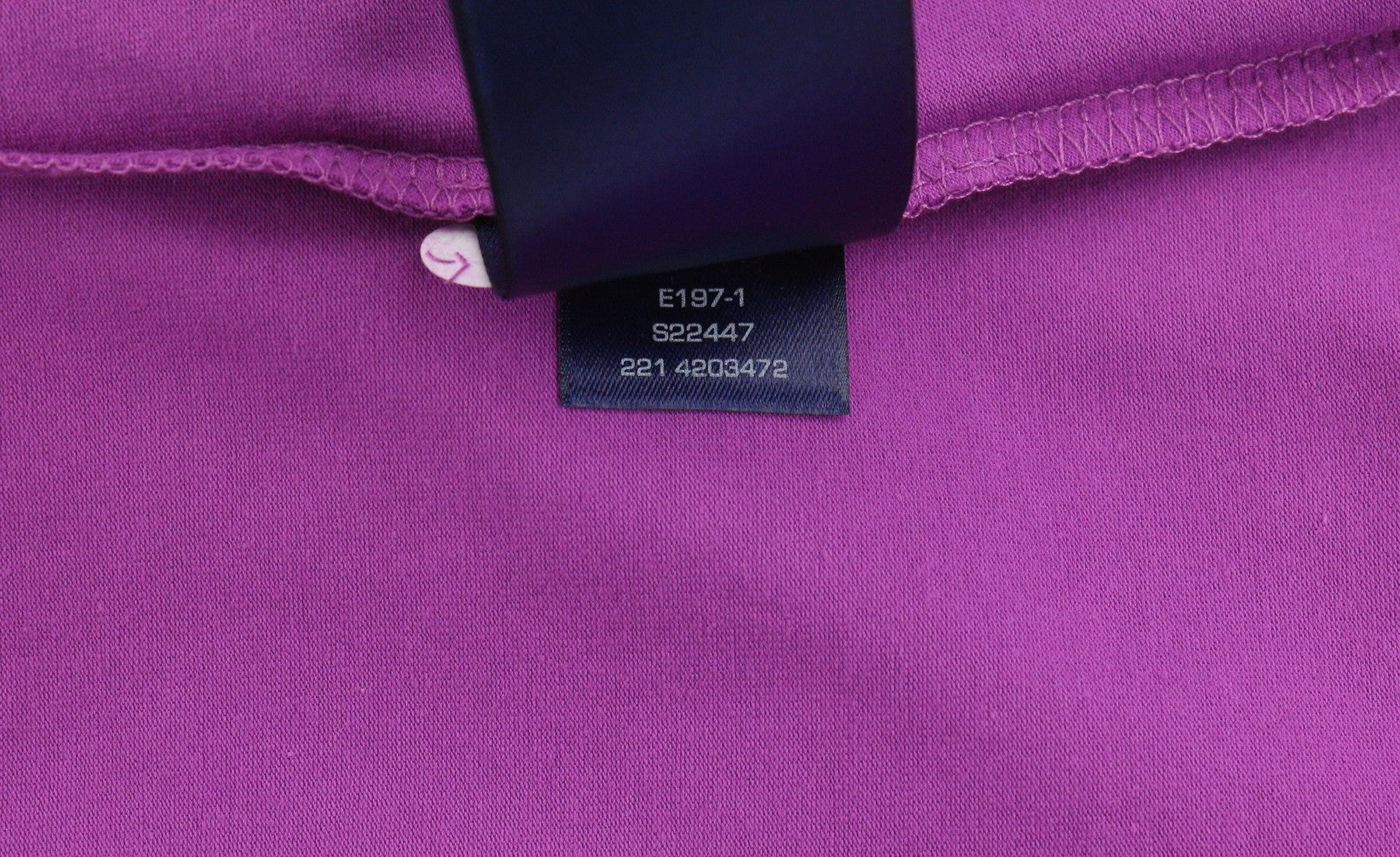 GANT Women T-Shirt L Grape Purple Crew Neck Tricot Short Sleeve