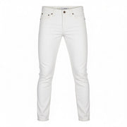 NUDIE JEANS Long John Men's W28/L32 Blazing White Organic Slim Denim Jeans