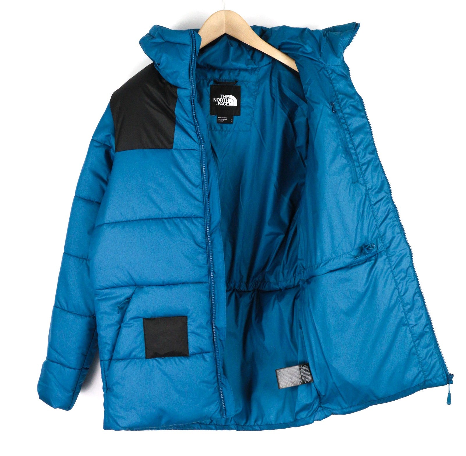 THE NORTH FACE Men's XS Blue Full Zip Hooded Quilted Insulated Jacket