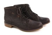 TIMBERLAND A23FH Women EU41.5/42 Brown Leather Ankle Lace Up ReBOTL Boots