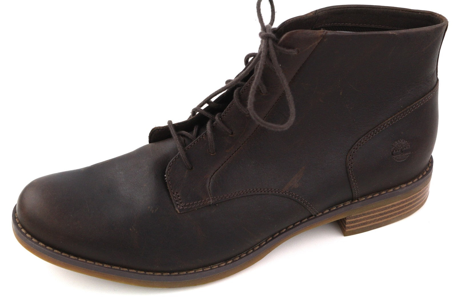 TIMBERLAND A23FH Women EU41.5/42 Brown Leather Ankle Lace Up ReBOTL Boots