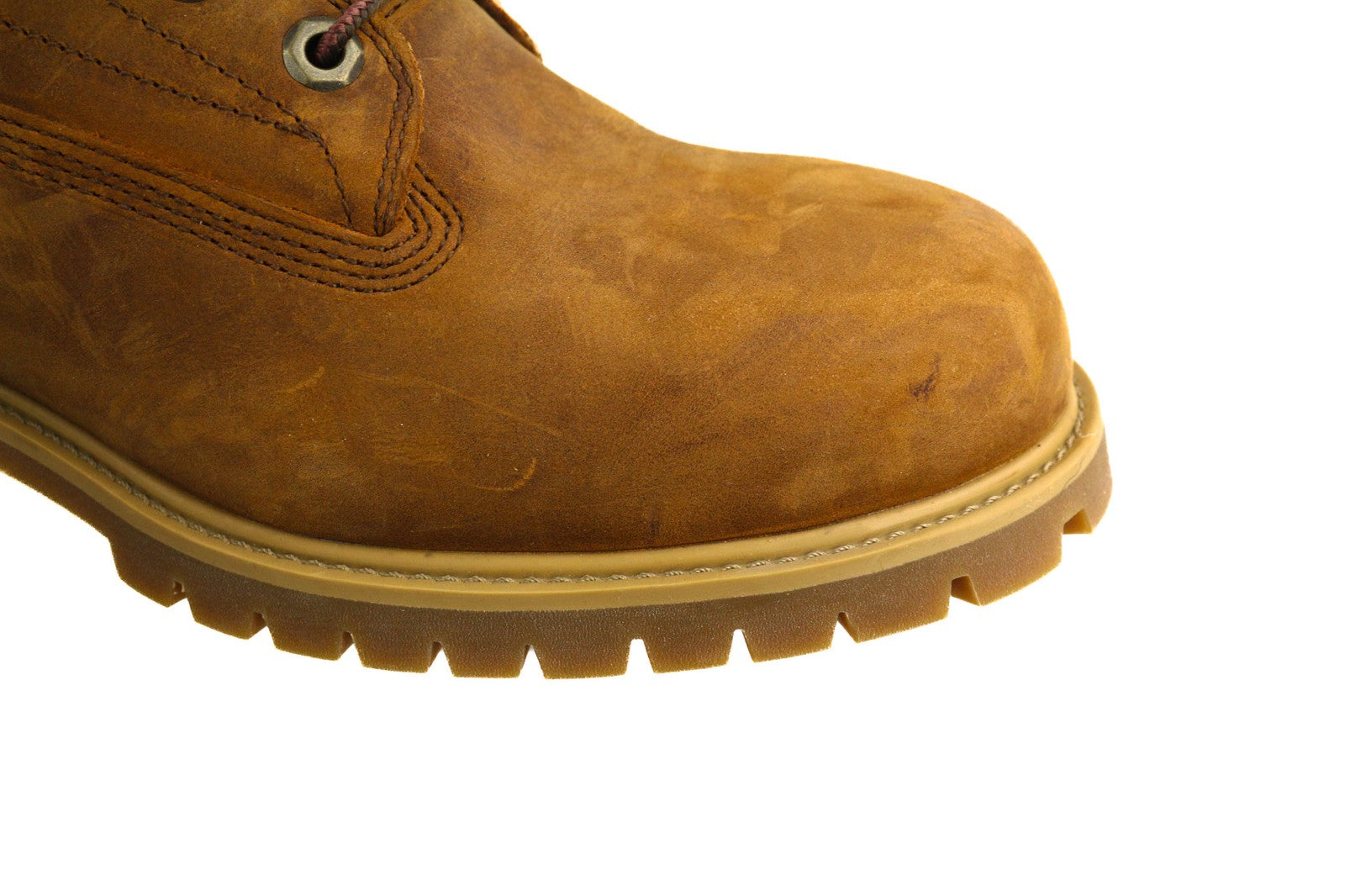 TIMBERLAND A1H8Q Men's EU41.5/42 Brown Leather Ankle Waterproof Logo Boots