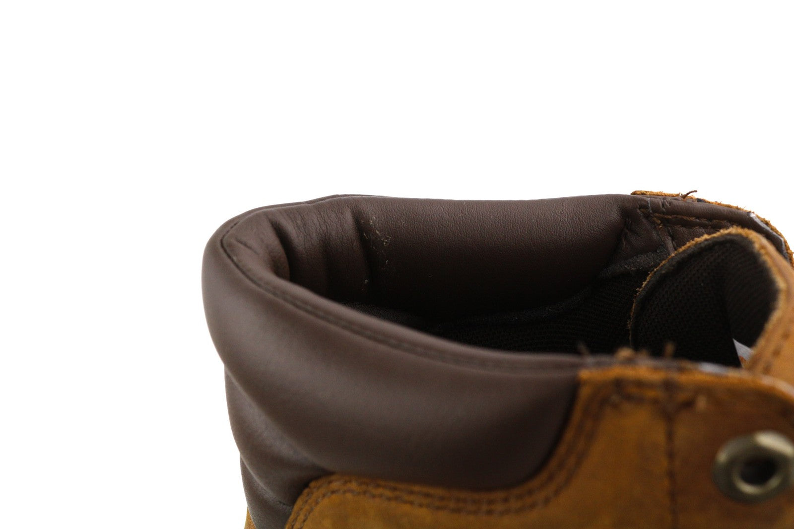 TIMBERLAND A1H8Q Men's EU41.5/42 Brown Leather Ankle Waterproof Logo Boots