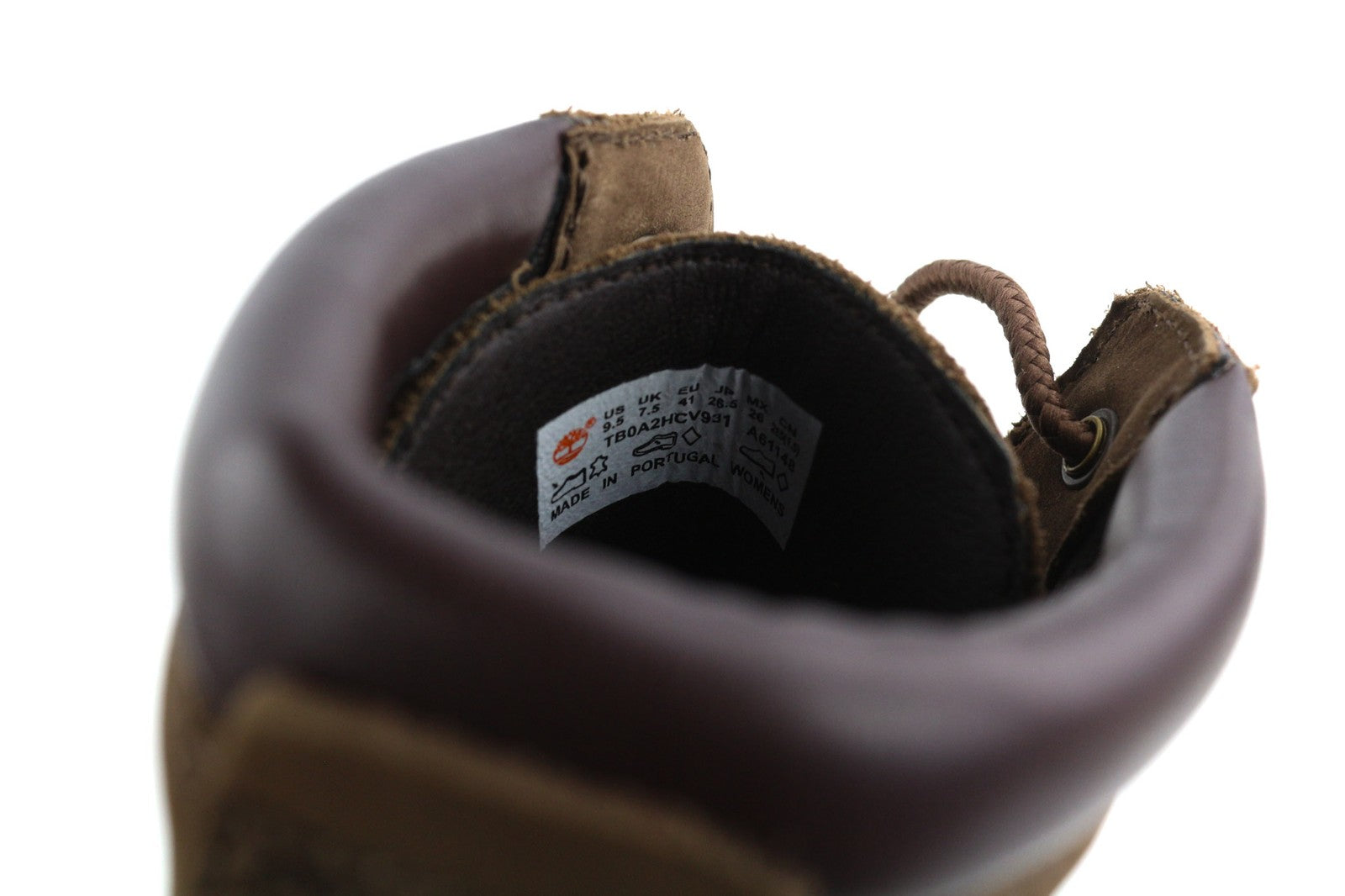 TIMBERLAND Women's EU41/41.5 Brown Leather Ankle Lace Up Waterproof Boots