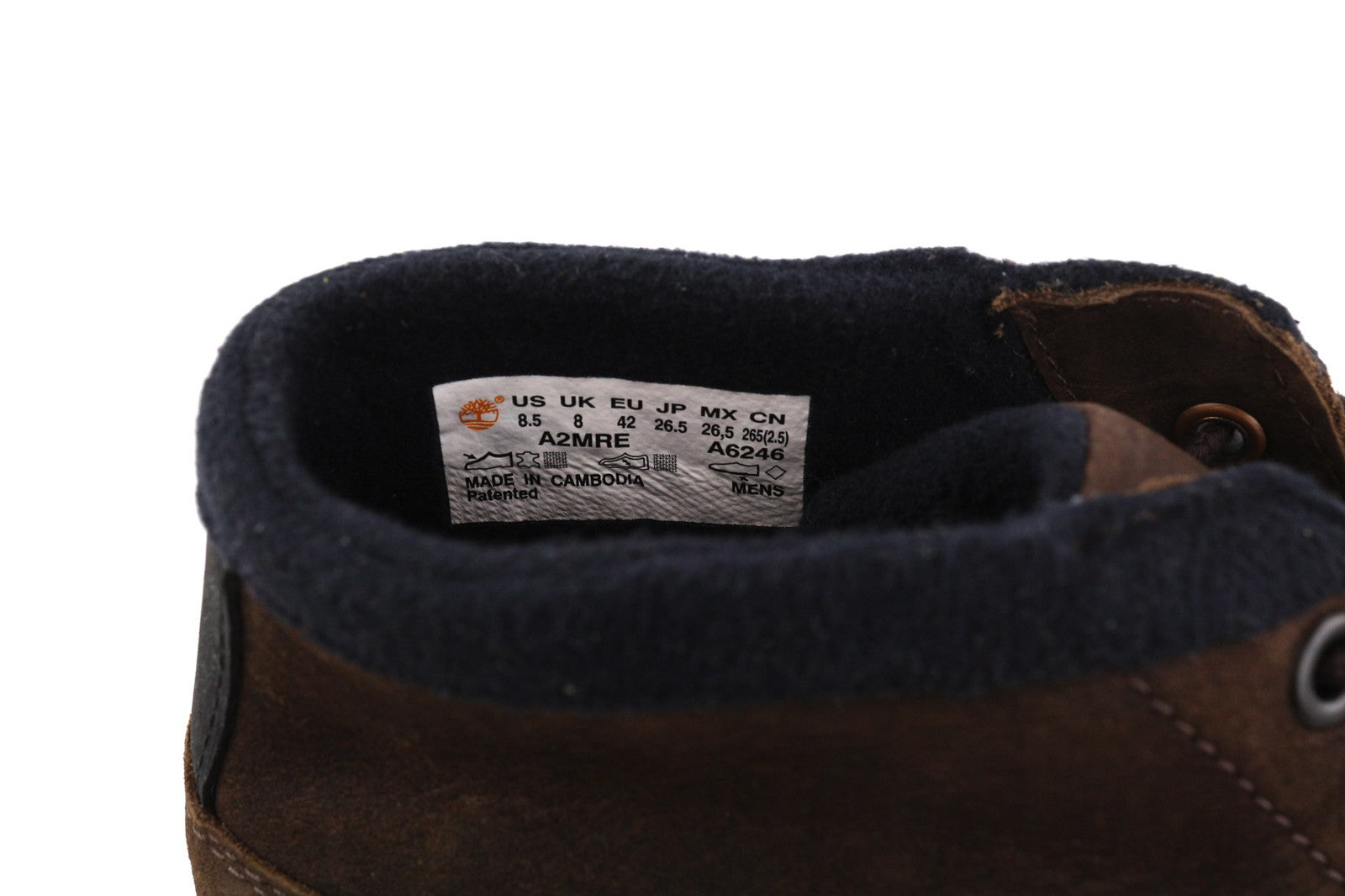 TIMBERLAND A2MRE Men's EU41.5/42 Brown Leather Ankle Ortholite ReBOTL Boots