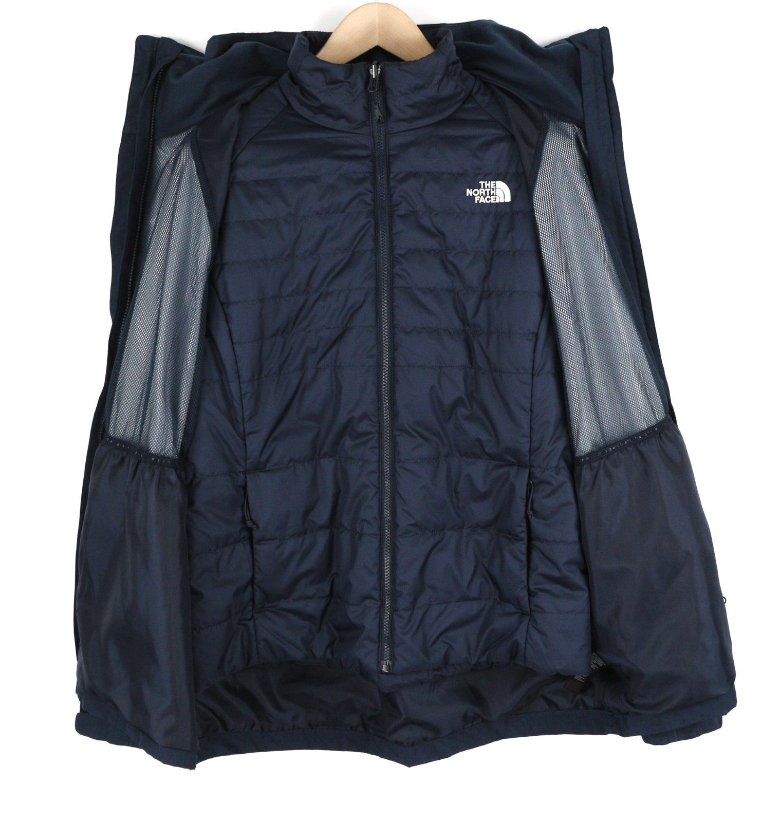 THE NORTH FACE Inlux Triclimate Women XL 2in1 Hooded Insulated DryVent Jacket