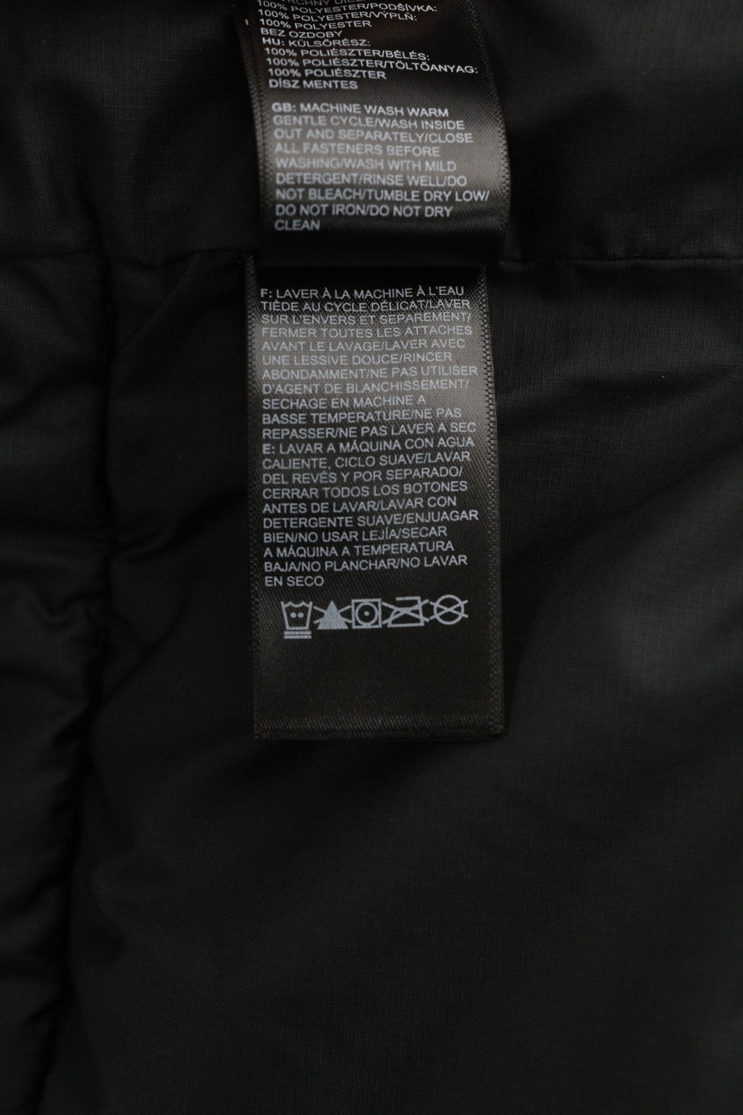 THE NORTH FACE Massif Synthetic Parka Men's M Hooded Full Zip Padded Jacket