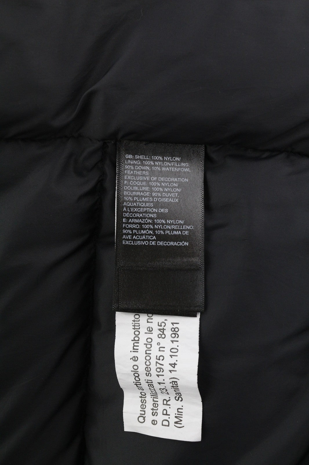 THE NORTH FACE Diablo Men's S 700 Down Black Quilted Puffer Logo Jacket