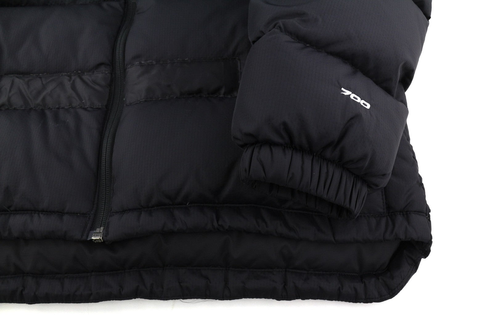 THE NORTH FACE Diablo Men's S 700 Down Black Quilted Puffer Logo Jacket
