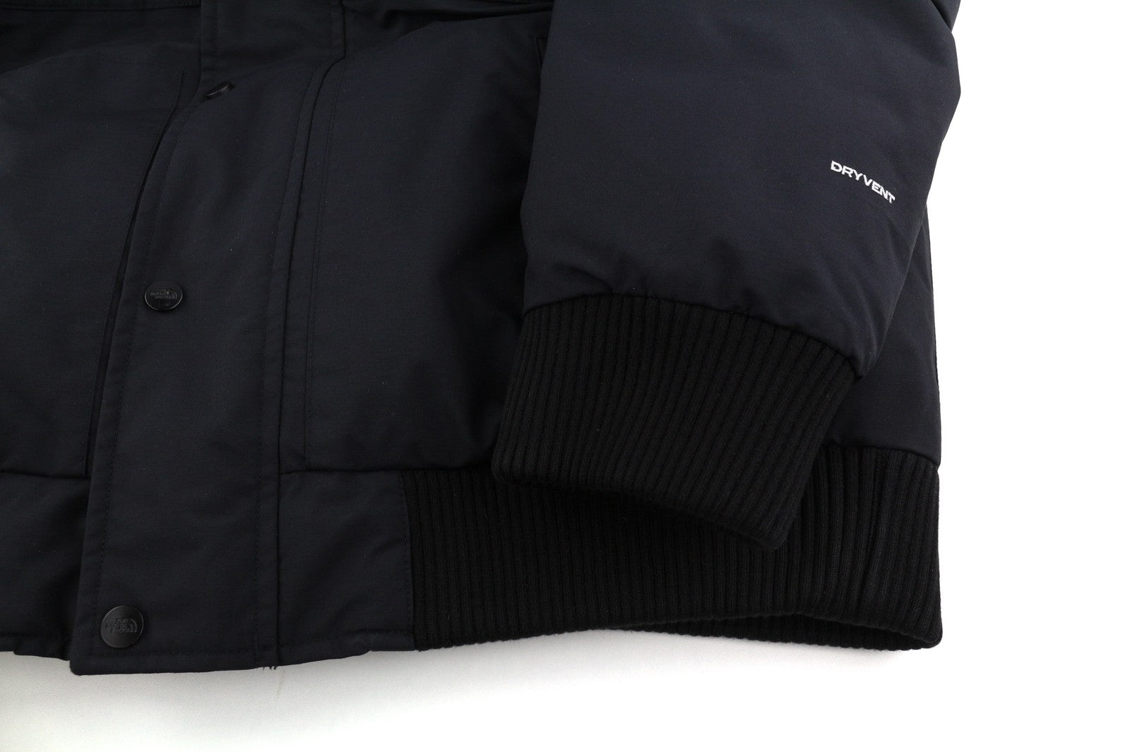 THE NORTH FACE Men's XL Black Hooded Goose Down Insulated DryVent Jacket