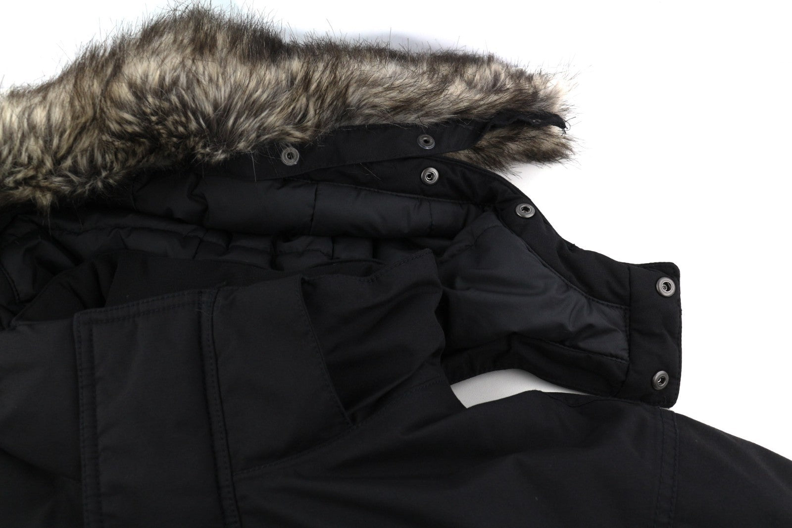 THE NORTH FACE McMurdo 2 Parka Men's S Black Down Hooded DryVent