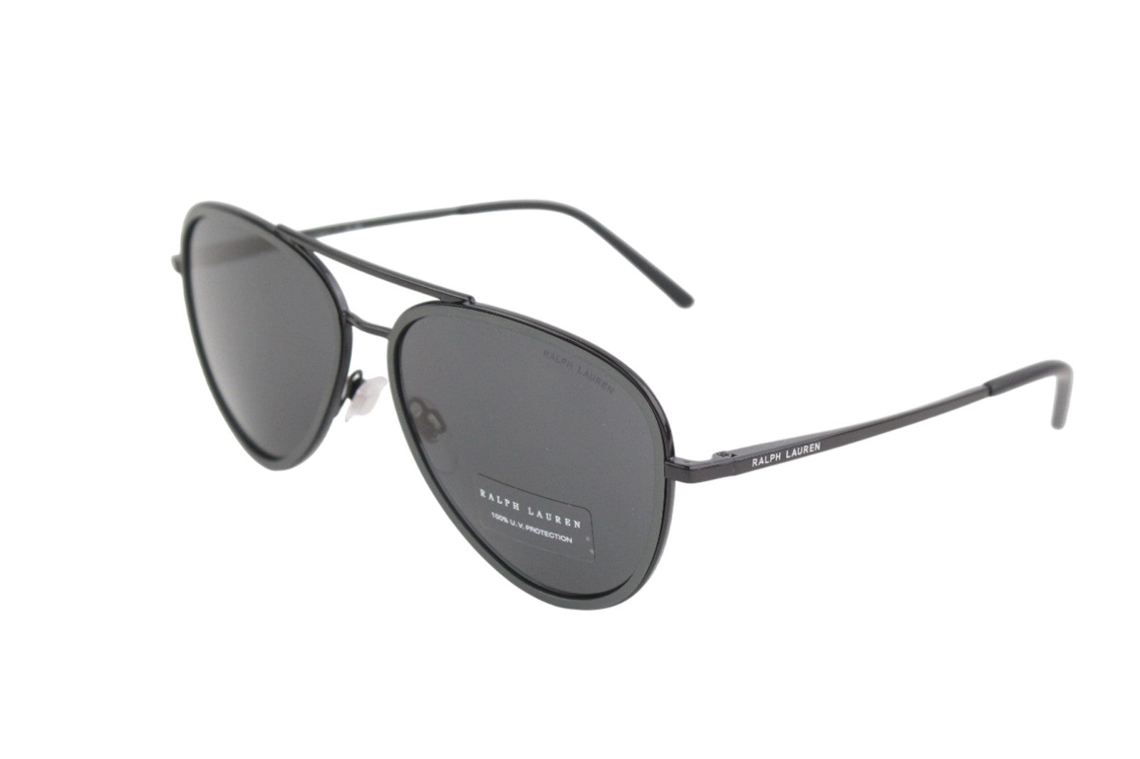 RALPH LAUREN 0RL7064 Men's Sunglasses Shiny Black UV Protection Case PPR190