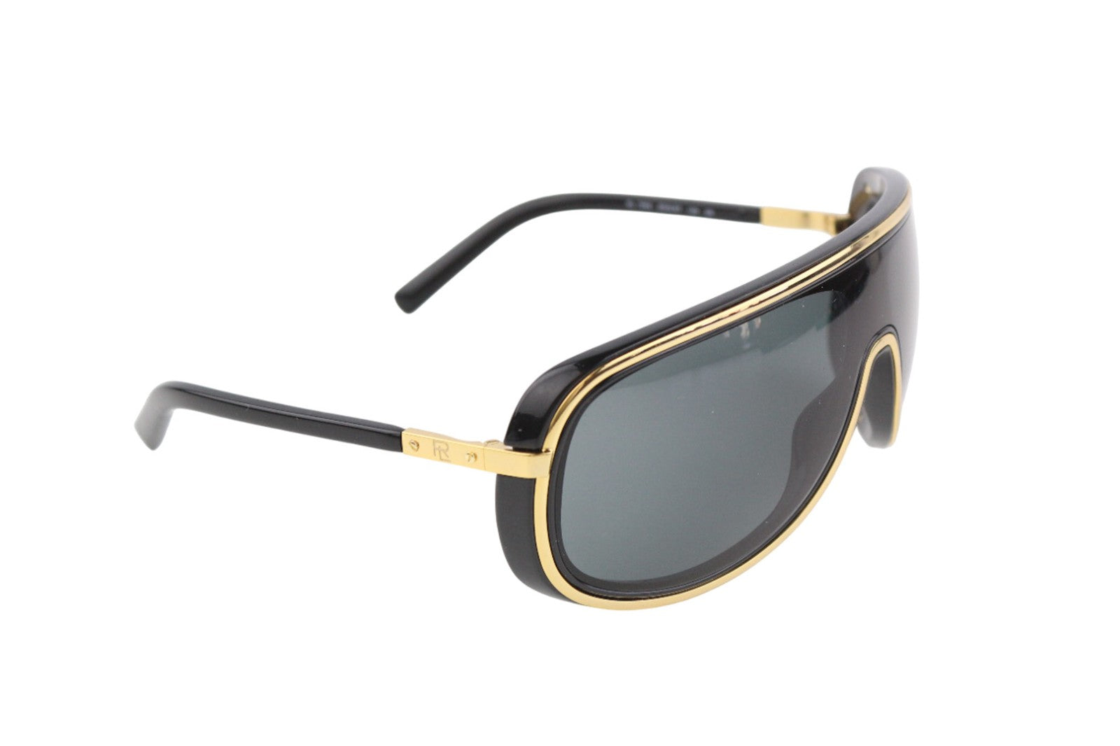 RALPH LAUREN 0RL7069 Men's Sunglasses Shiny Black Grey UV Case and Box RRP185