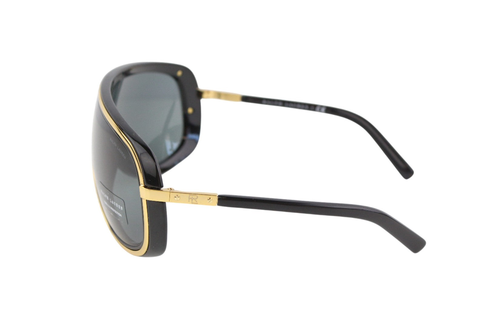 RALPH LAUREN 0RL7069 Men's Sunglasses Shiny Black Grey UV Case and Box RRP185