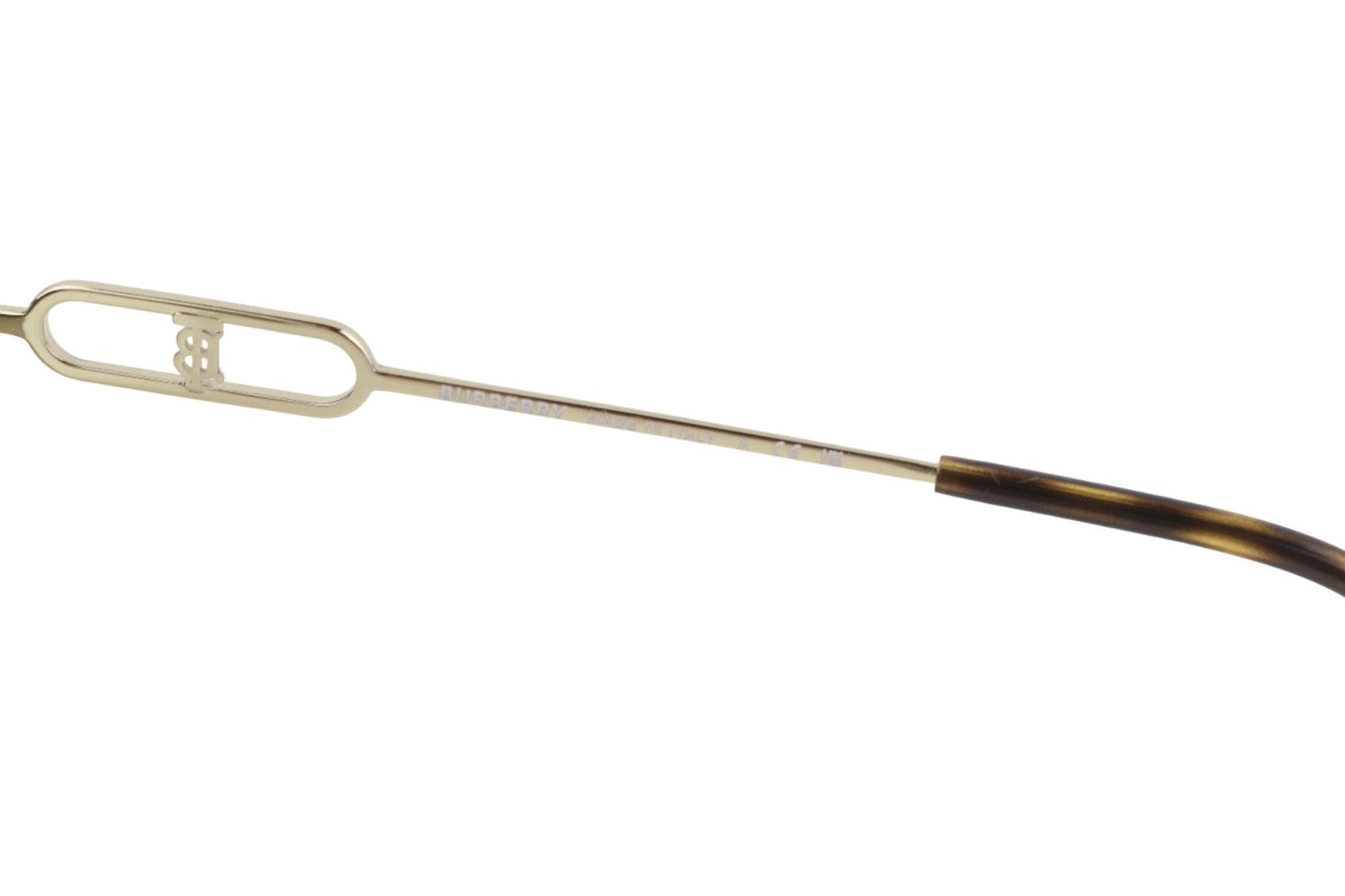 BURBERRY Carmen Women's Sunglasses One Size Gold Animal Print Detail Case