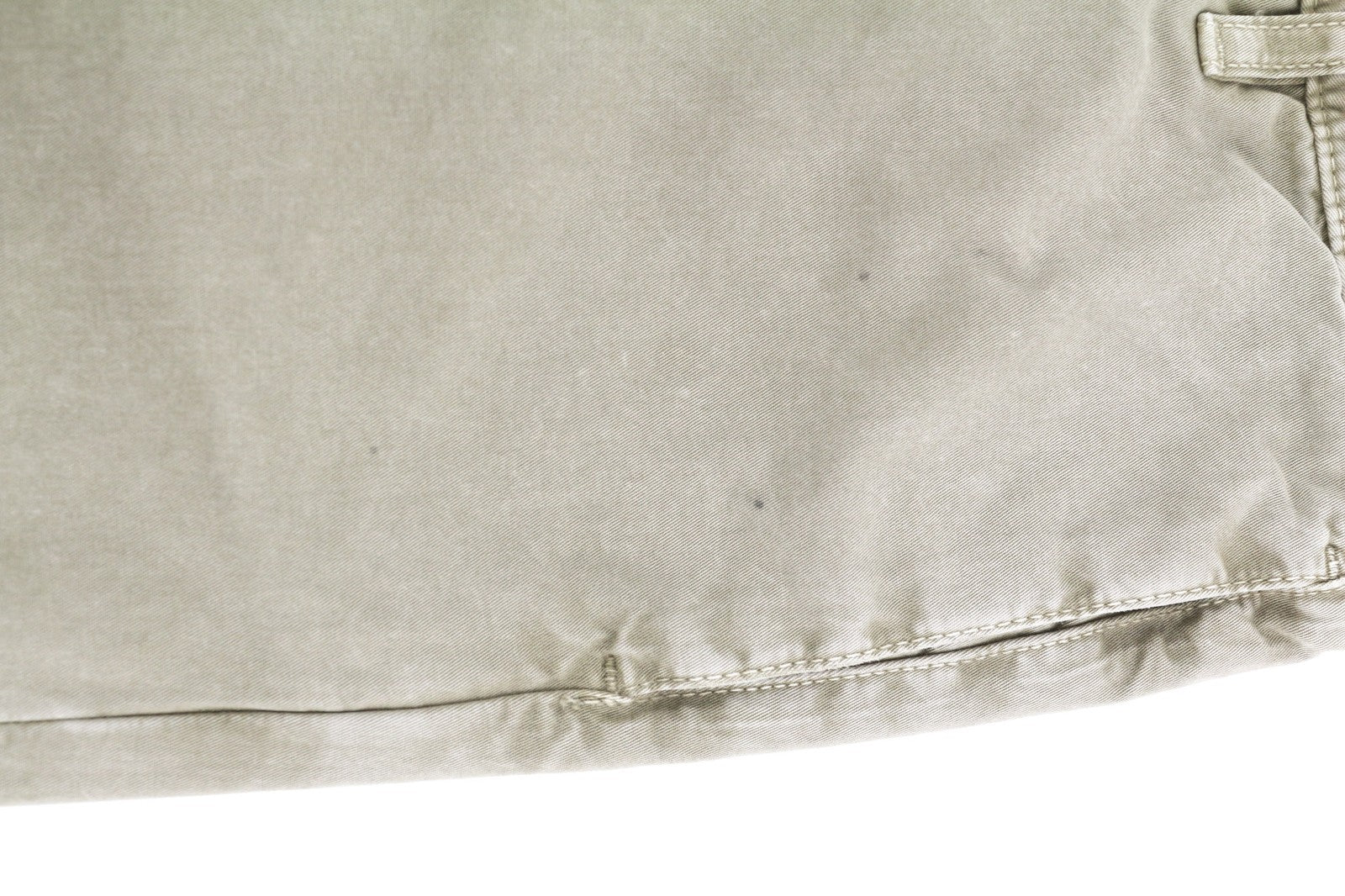 NUDIE JEANS Khaki Regular Men's W29/L32 Beige Chino Button Pocket Logo Pants