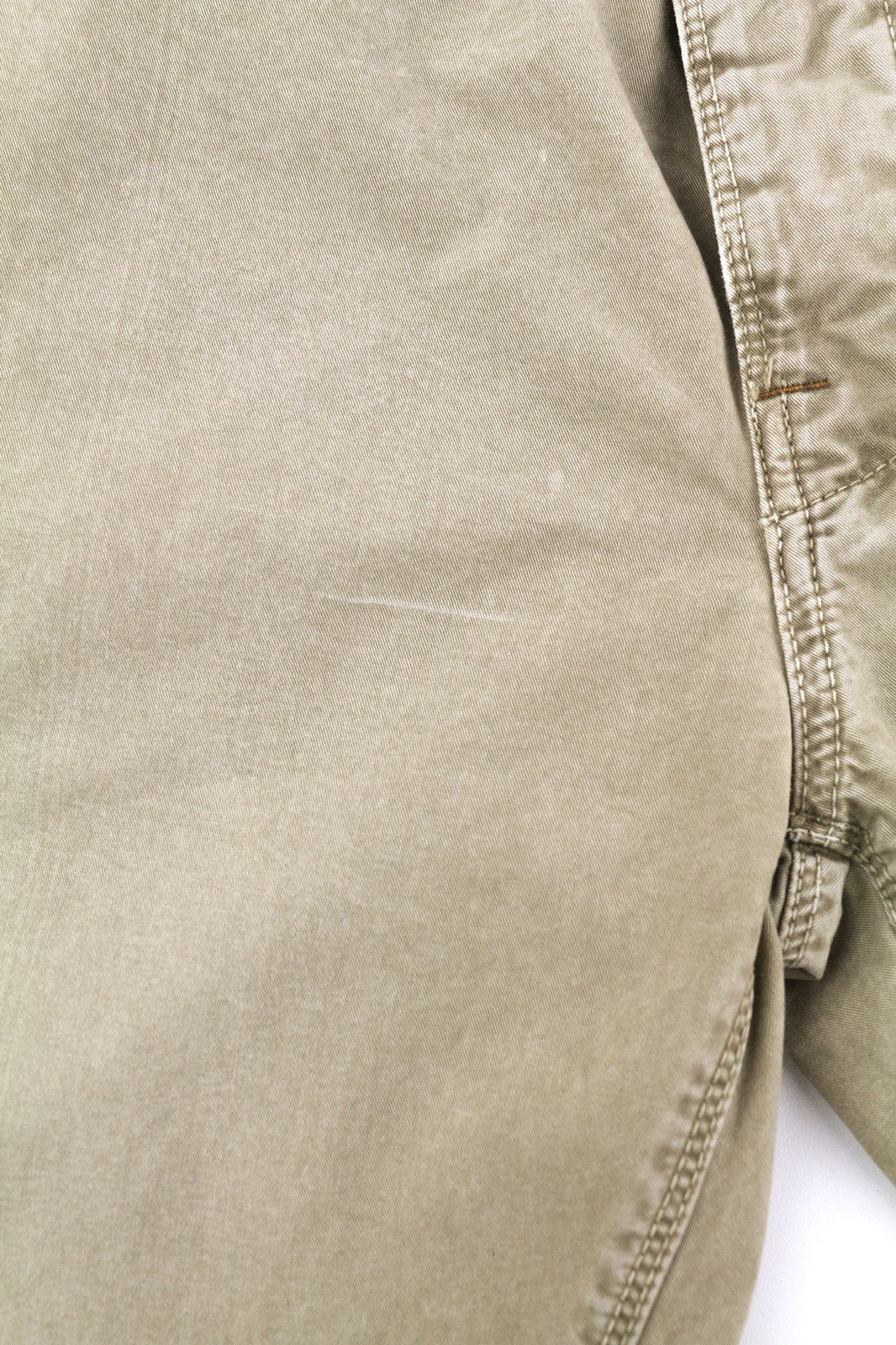 NUDIE JEANS Beige Khaki Men's Trousers W30/L32 Chino Style Button Fly Pockets