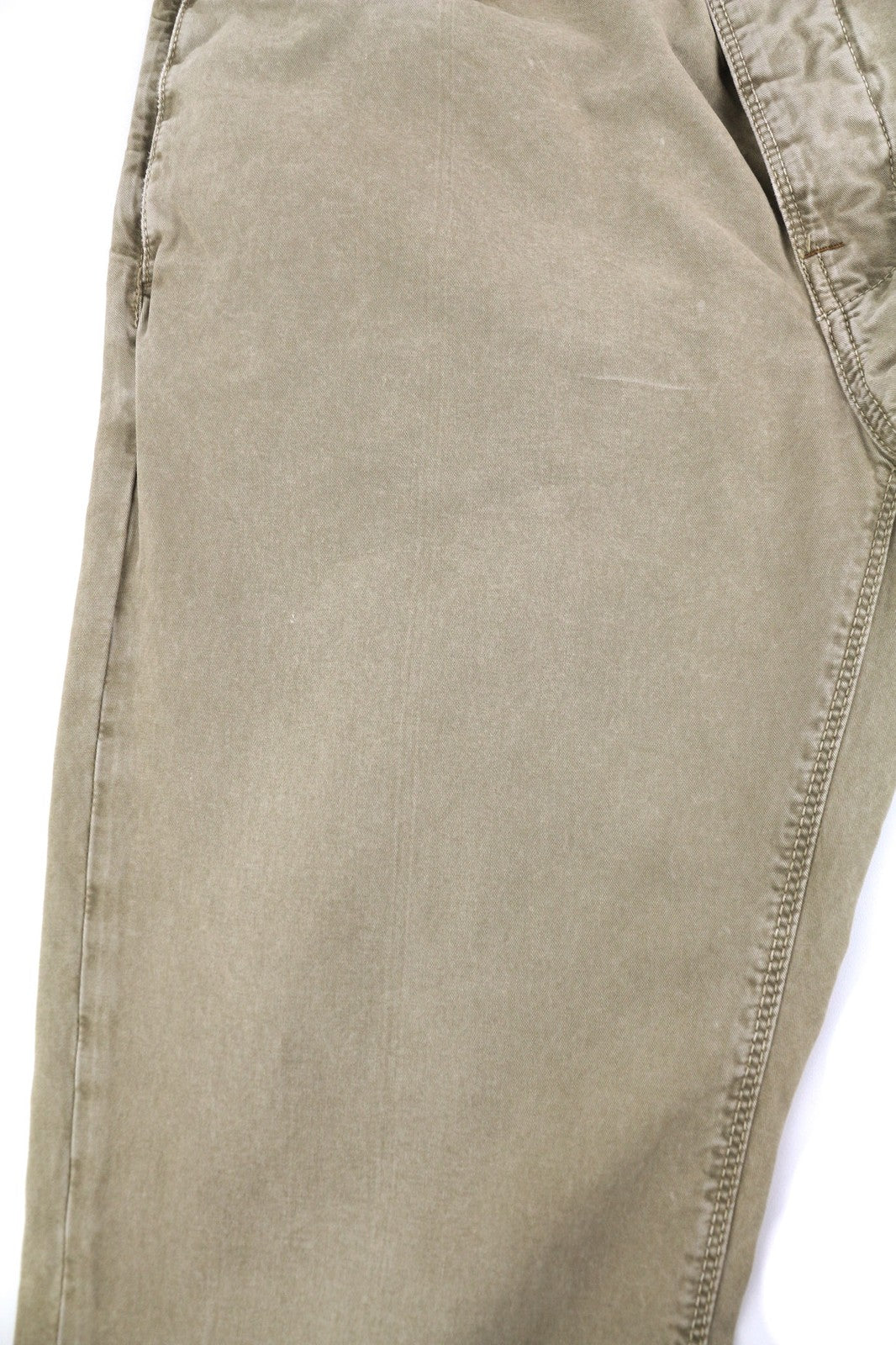 NUDIE JEANS Beige Khaki Men's Trousers W30/L32 Chino Style Button Fly Pockets