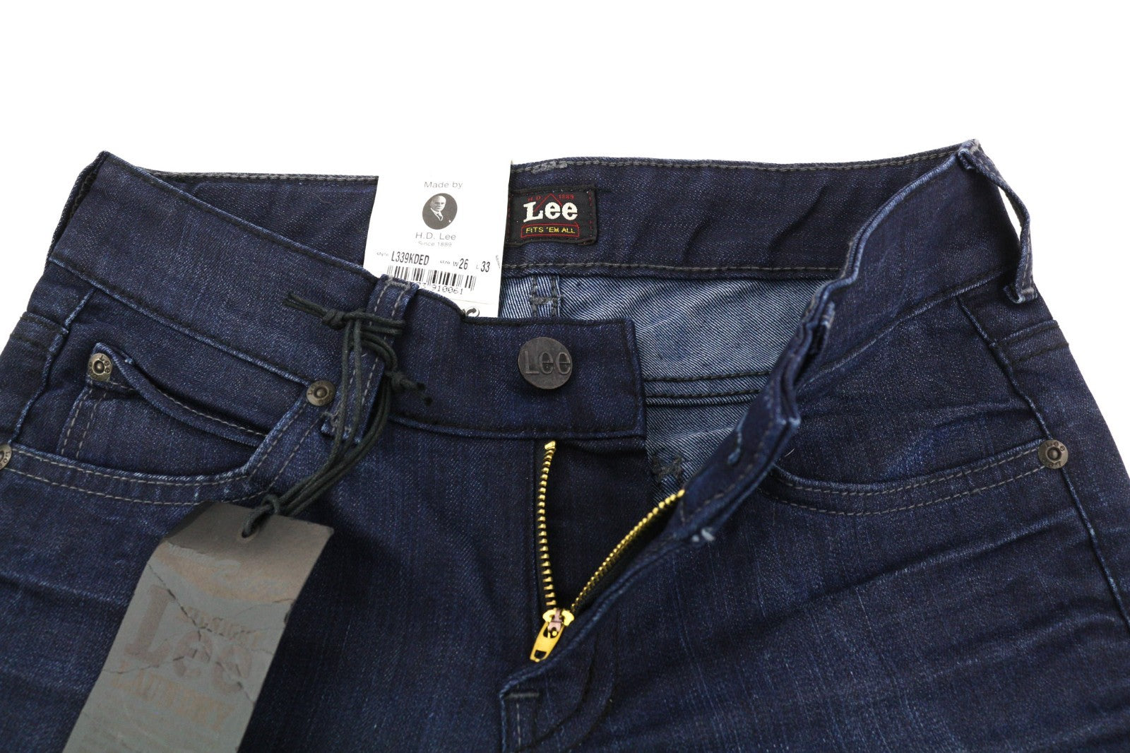 LEE Amy Women's Jeans W26/L33 Washed Blue Slim Fit Denim Zip Fly Pocketed