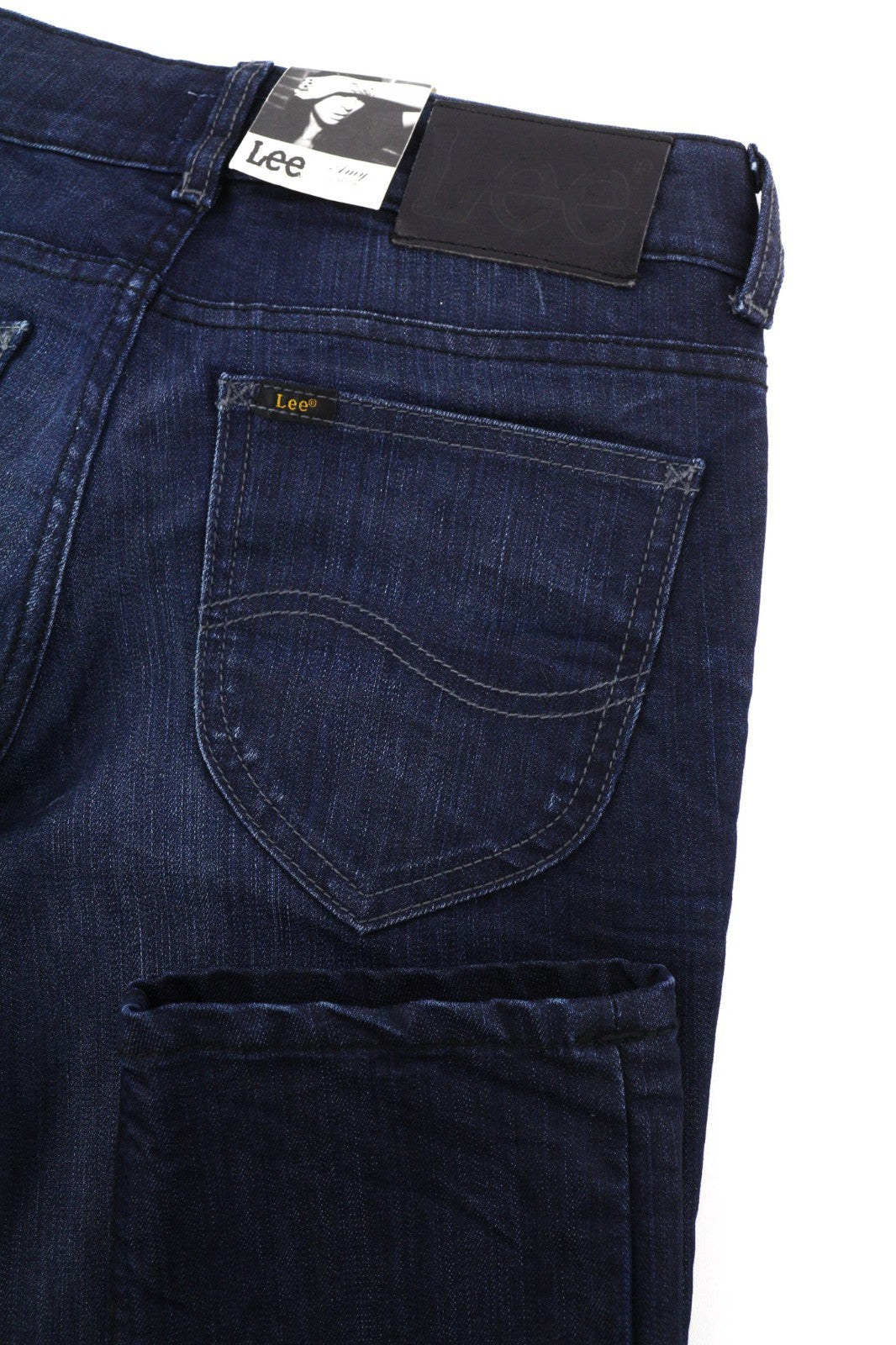 LEE Amy Women's Jeans W26/L33 Washed Blue Slim Fit Denim Zip Fly Pocketed