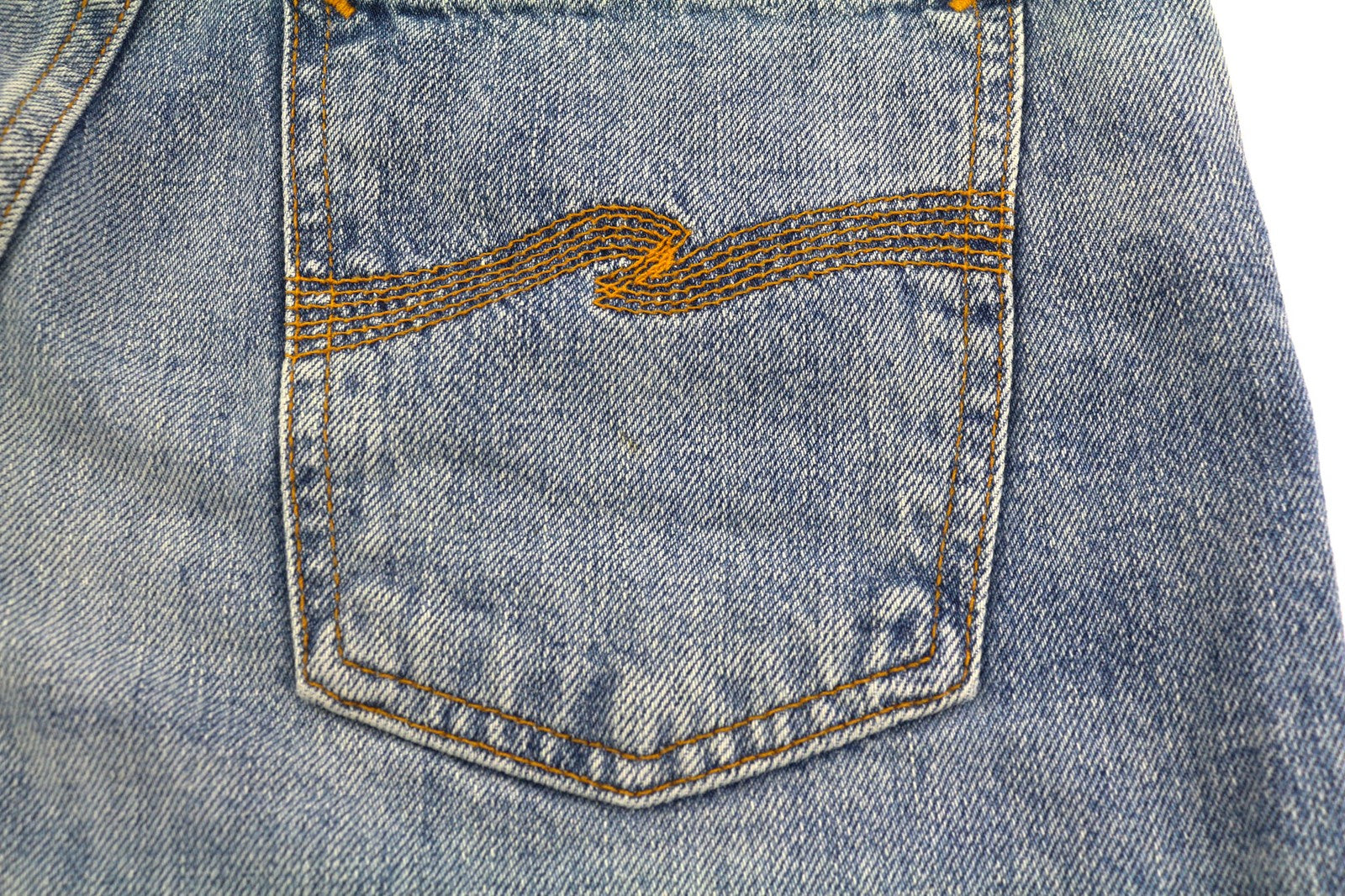 NUDIE JEANS Breezy Britt Women's Jeans W28/L32 Slim Blue Washed Denim Zip Fly