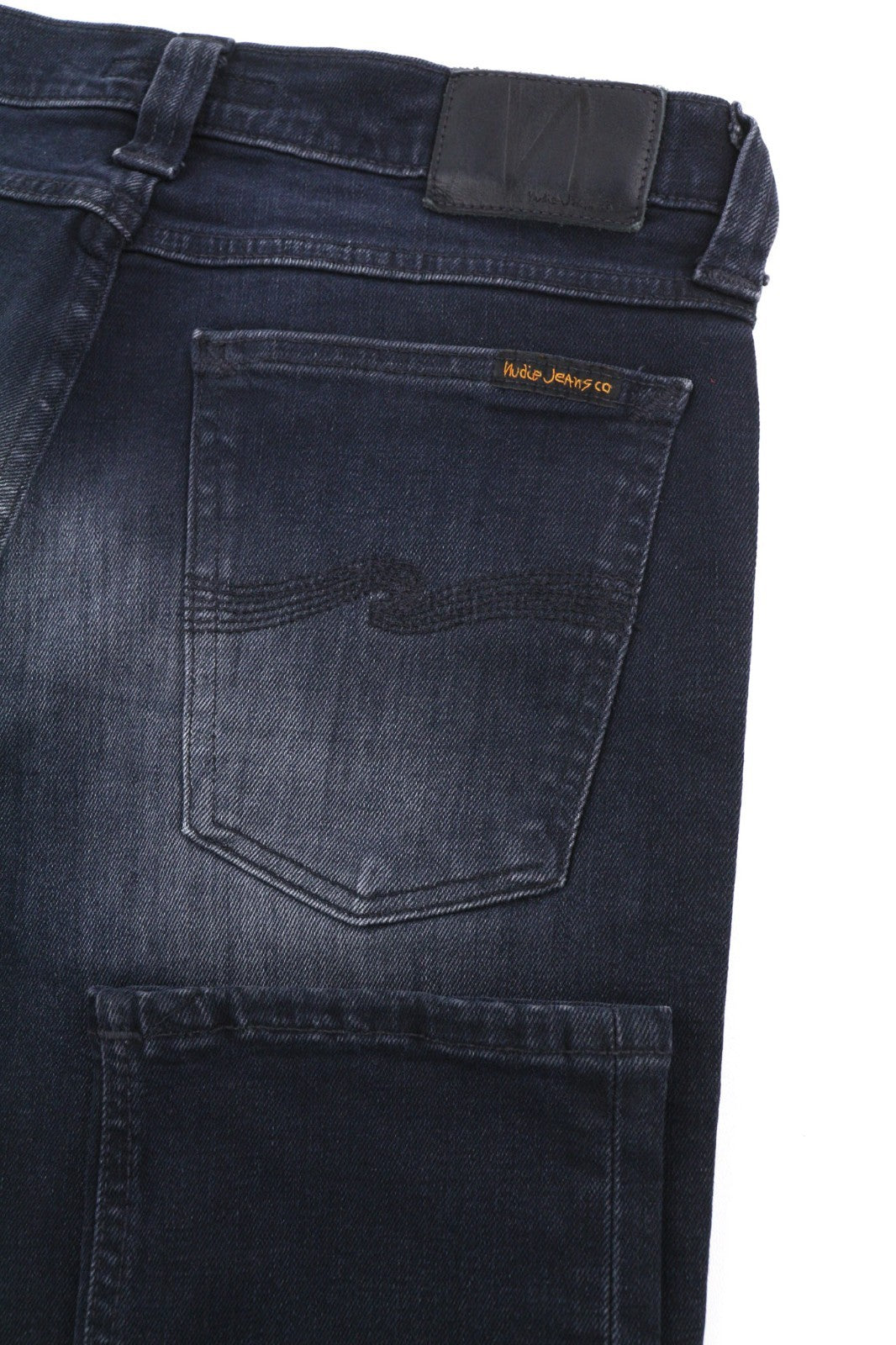 NUDIE JEANS Tight Long John Men's Jeans W29/L32 Organic Dark Black Grey Denim