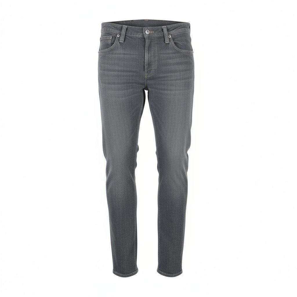 NUDIE JEANS Tight Long John Men's Jeans W31/L32 Charcoal Organic Slim Washed