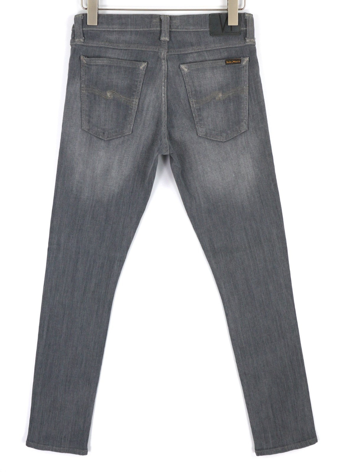 NUDIE JEANS Tight Long John Men's Jeans W31/L32 Charcoal Organic Slim Leg Blue