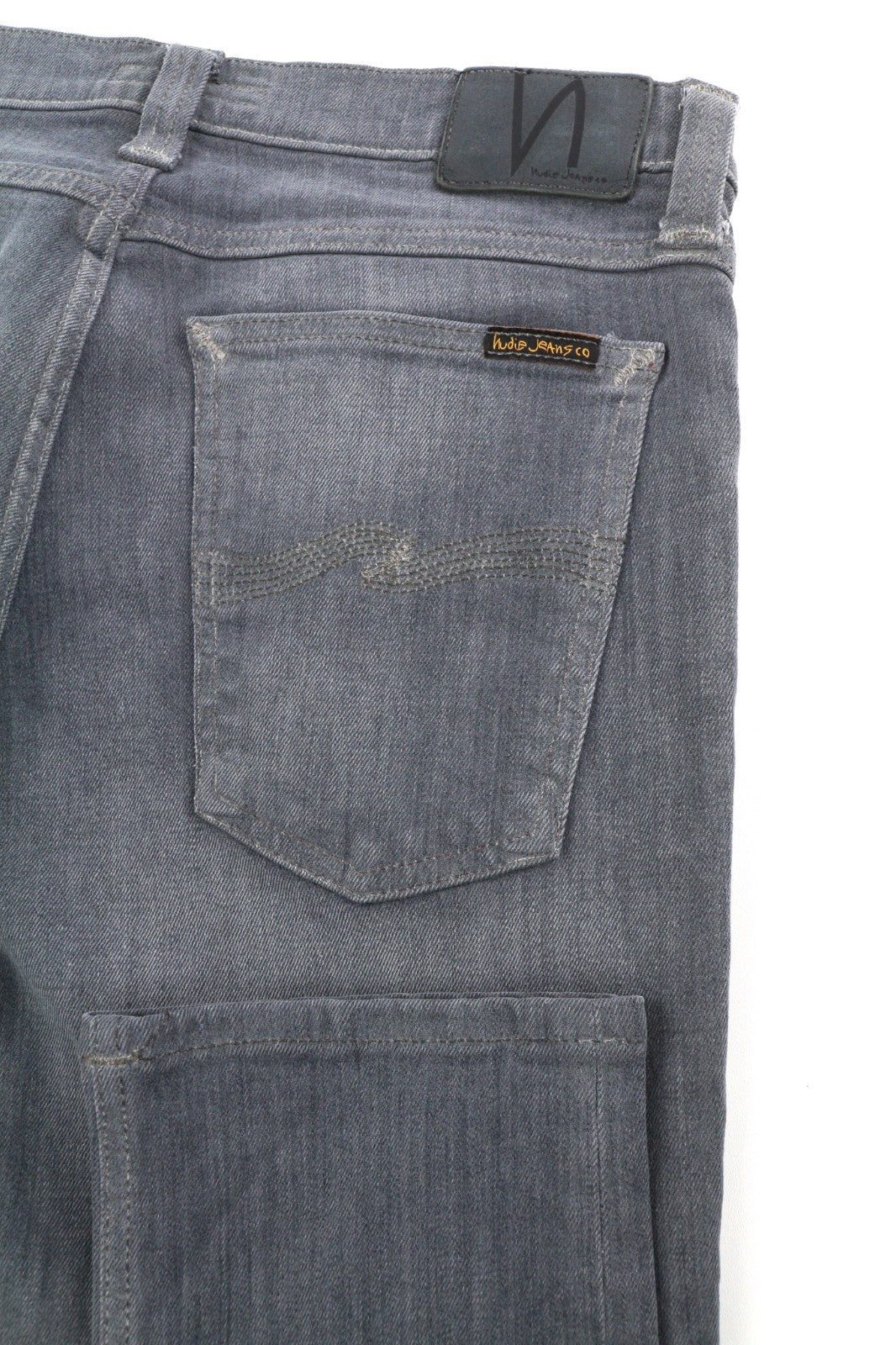 NUDIE JEANS Tight Long John Men's Jeans W31/L32 Charcoal Organic Slim Leg Blue