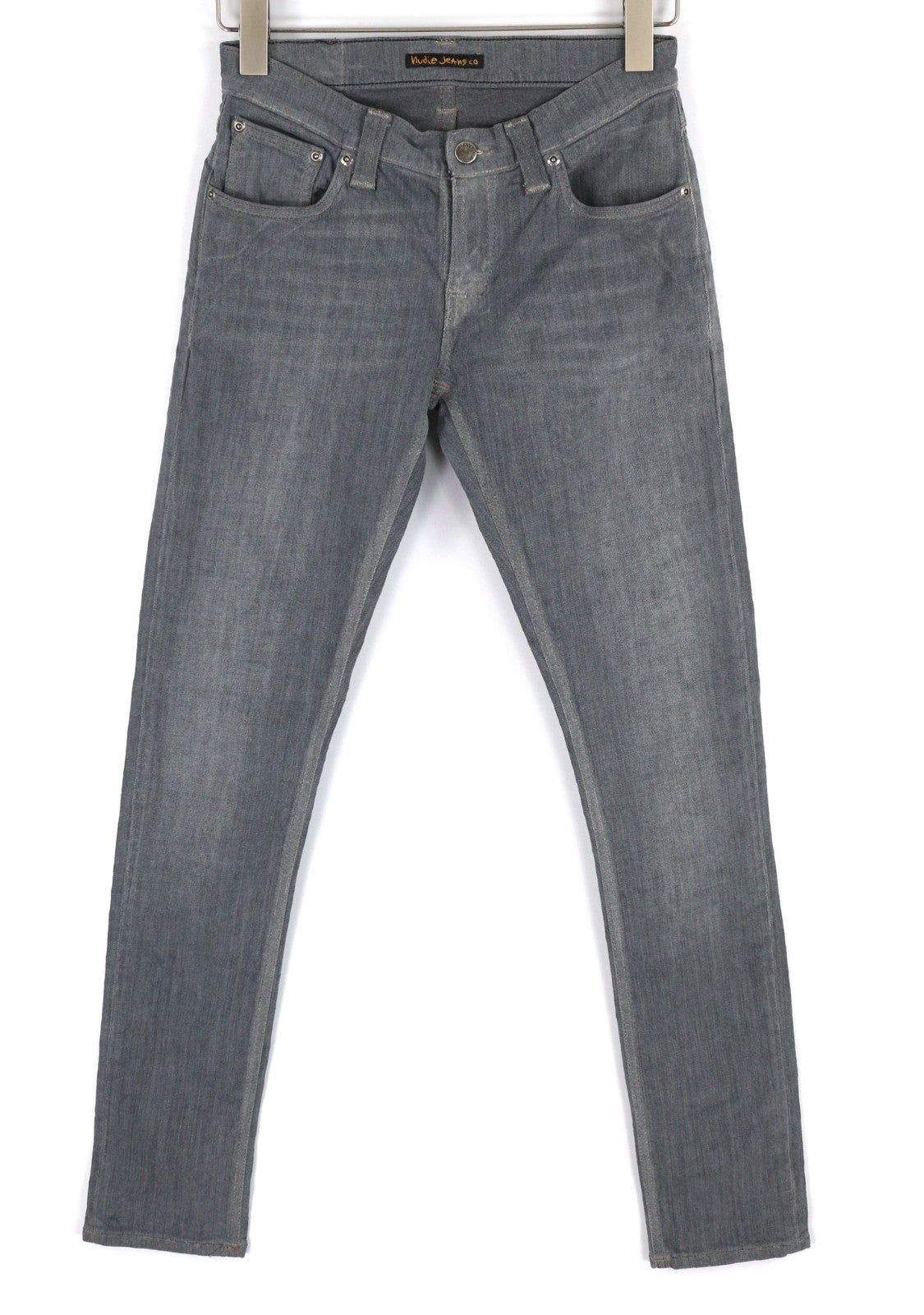 NUDIE JEANS Tight Long John Women's Jeans W27/L32 Charcoal Organic Slim Leg