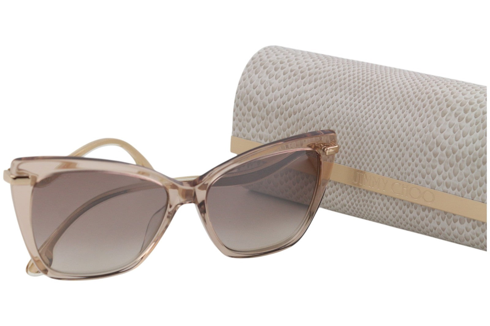 JIMMY CHOO Selby/G/S Women's Sunglasses OS Cateye Tinted Lens Case Box RRP349