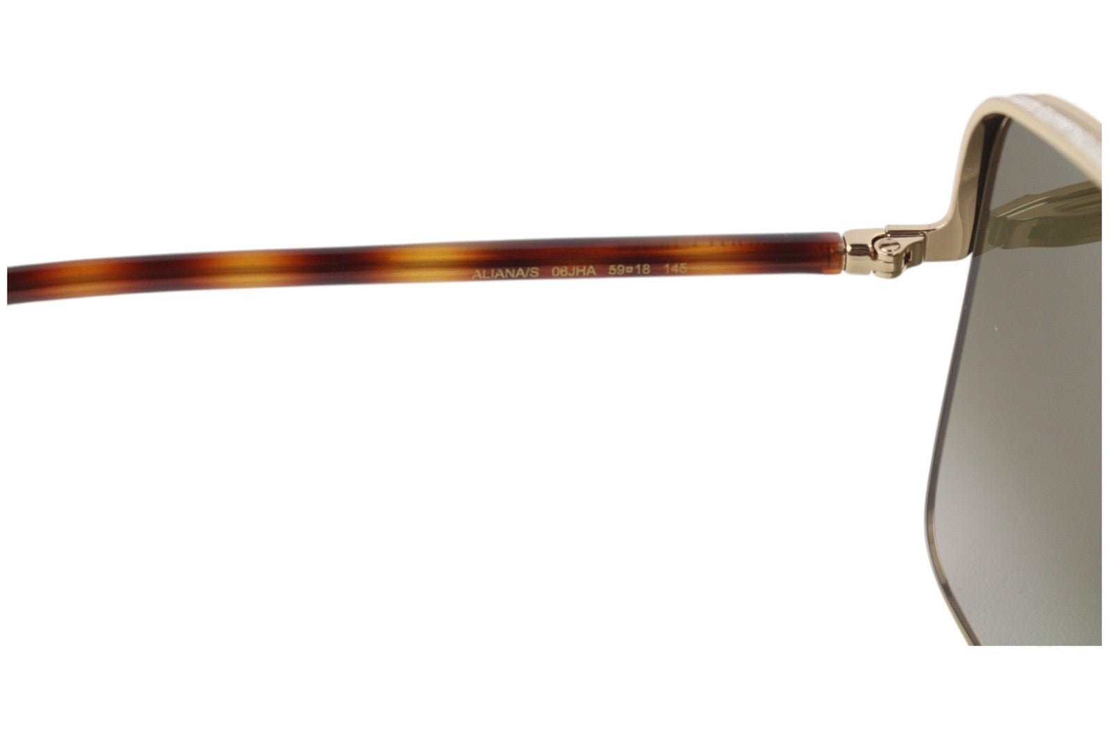 JIMMY CHOO Aliana/S Women's Sunglasses OS Gold Tone Tinted Frame Case RRP349