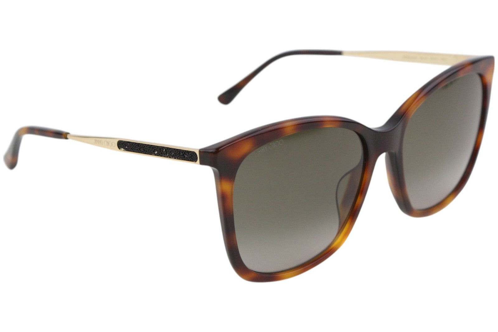 JIMMY CHOO Nerea/G/S Women Sunglasses Animal Print Tinted Frame Case RRP349