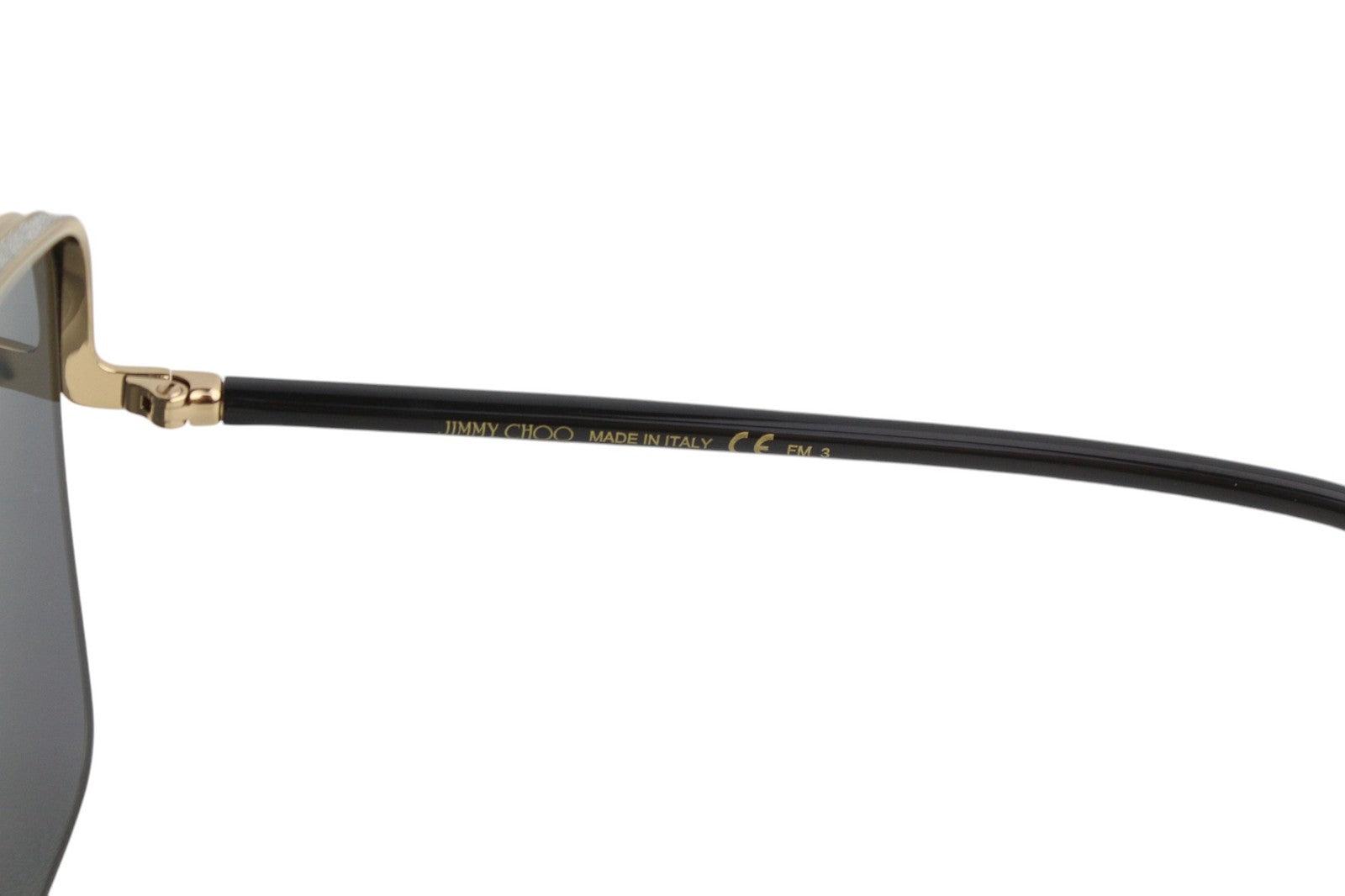 JIMMY CHOO Aliana/S Women's Sunglasses OS Shiny Gold Toned Tinted Lens RRP349