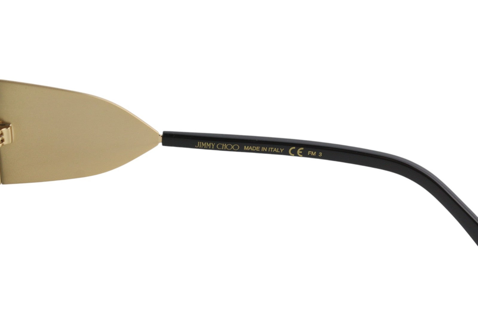 JIMMY CHOO River/S Rhlir Women's Sunglasses Gold Butterfly Tinted Case RRP399