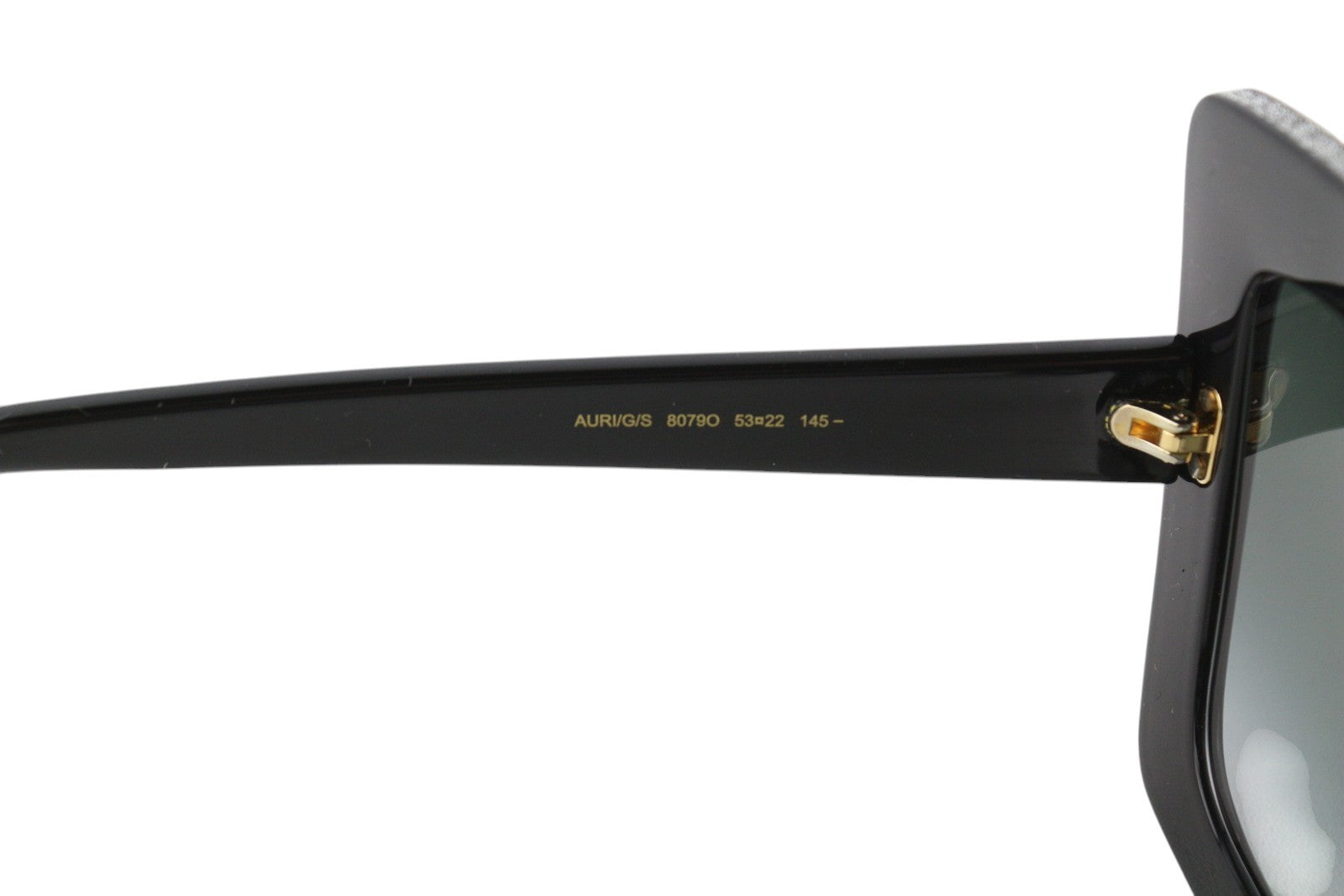 JIMMY CHOO Auri/G/S Women's Sunglasses Butterfly Shiny Frame Tinted Case RRP349