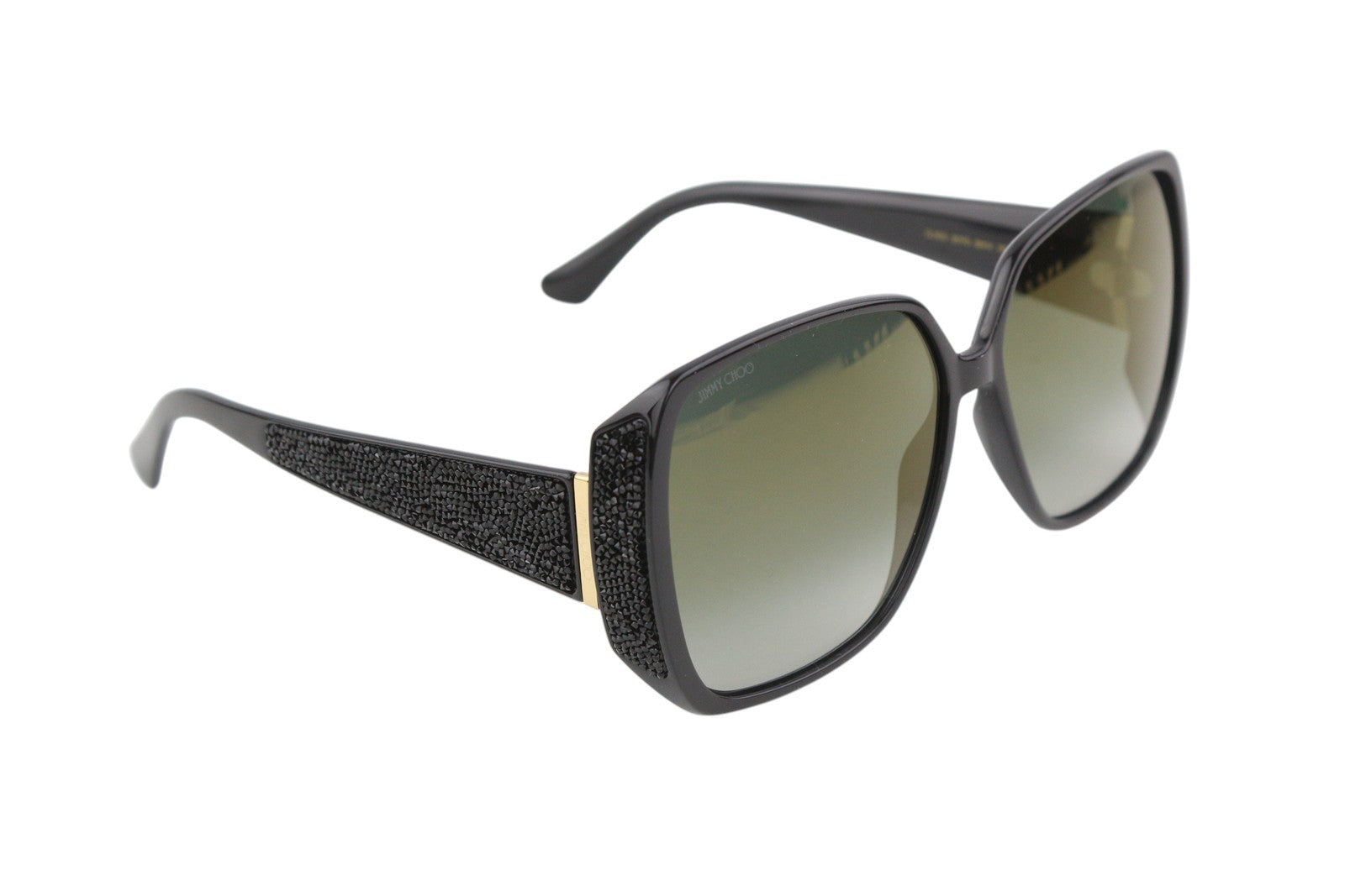 JIMMY CHOO Cloe/S Women's Sunglasses Flash Tinted Square Swarovski Case RRP499